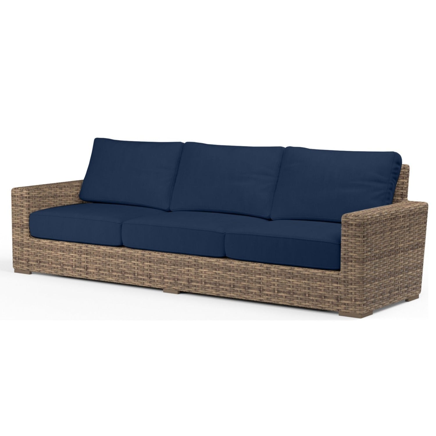 Sunset West Havana Spectrum Indigo w/Self Welt Outdoor Sofa