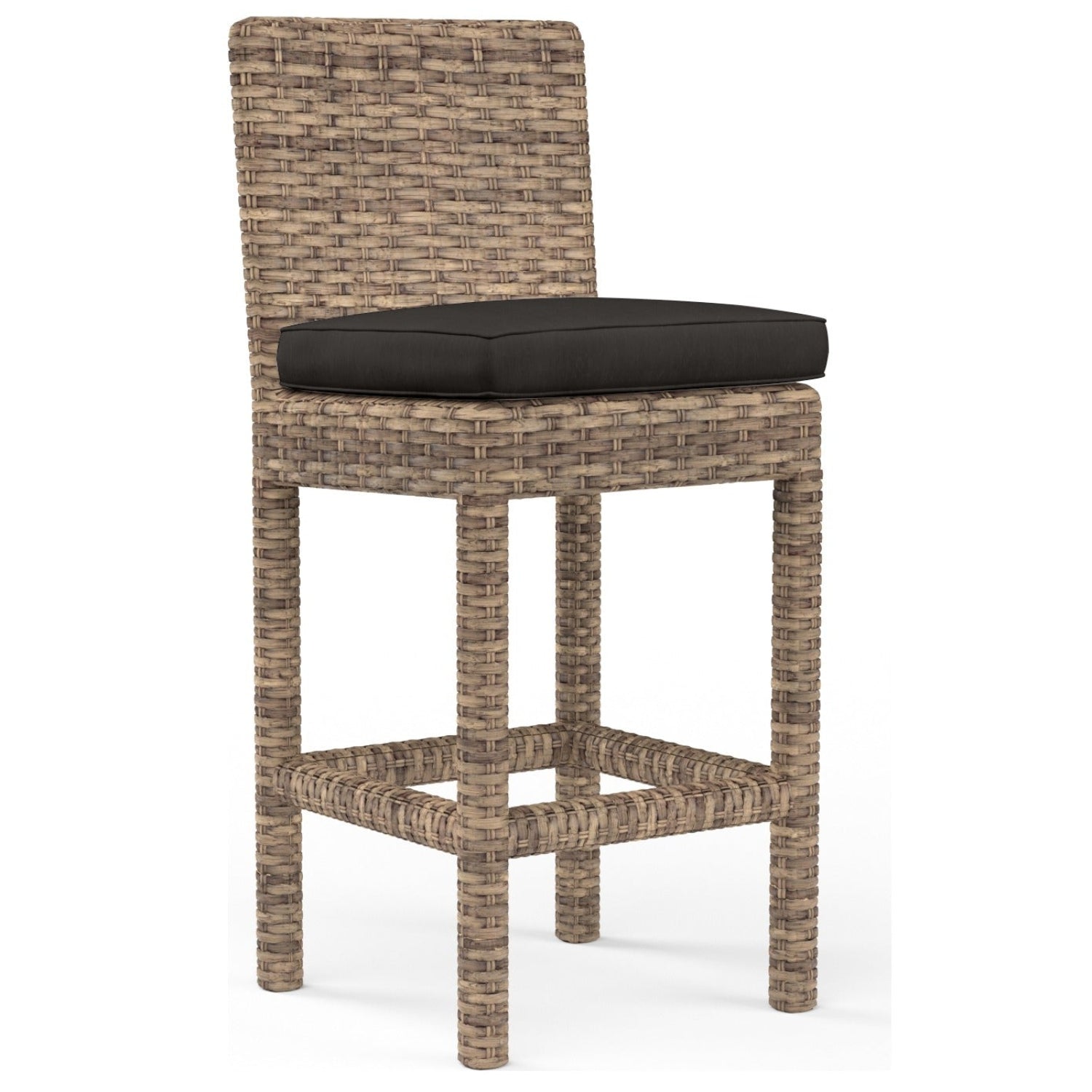 Sunset West Havana Spectrum Carbon w/Self Welt Outdoor Barstool Set of 2