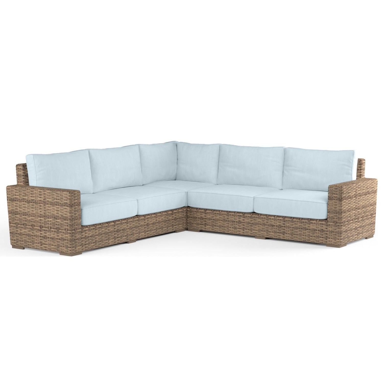 Sunset West Havana Canvas Skyline w/Self Welt Outdoor Sectional