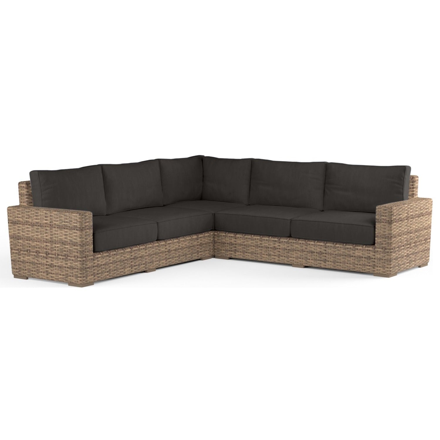 Sunset West Havana Spectrum Carbon w/Self Welt Outdoor Sectional