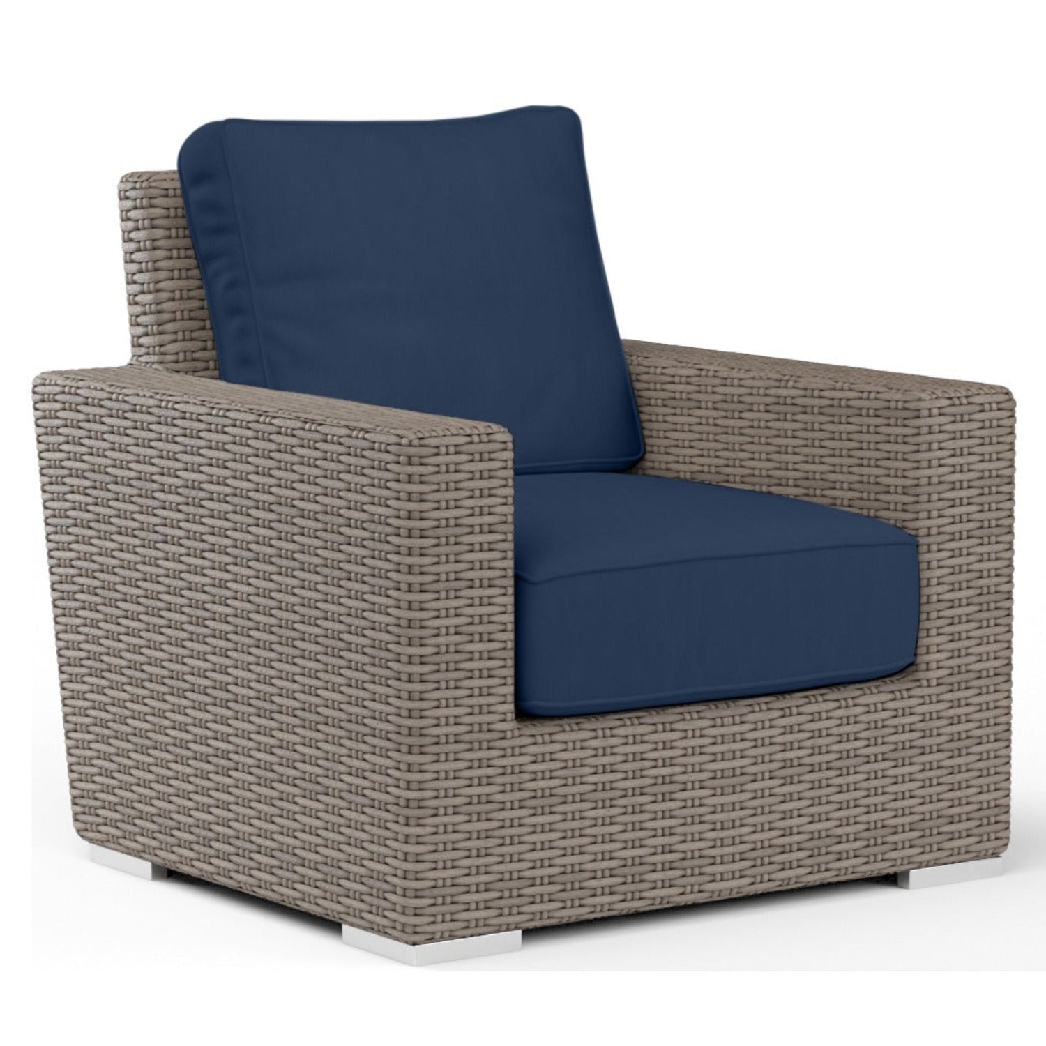 Sunset West Coronado Spectrum Indigo w/Self Welt Outdoor Club Chair