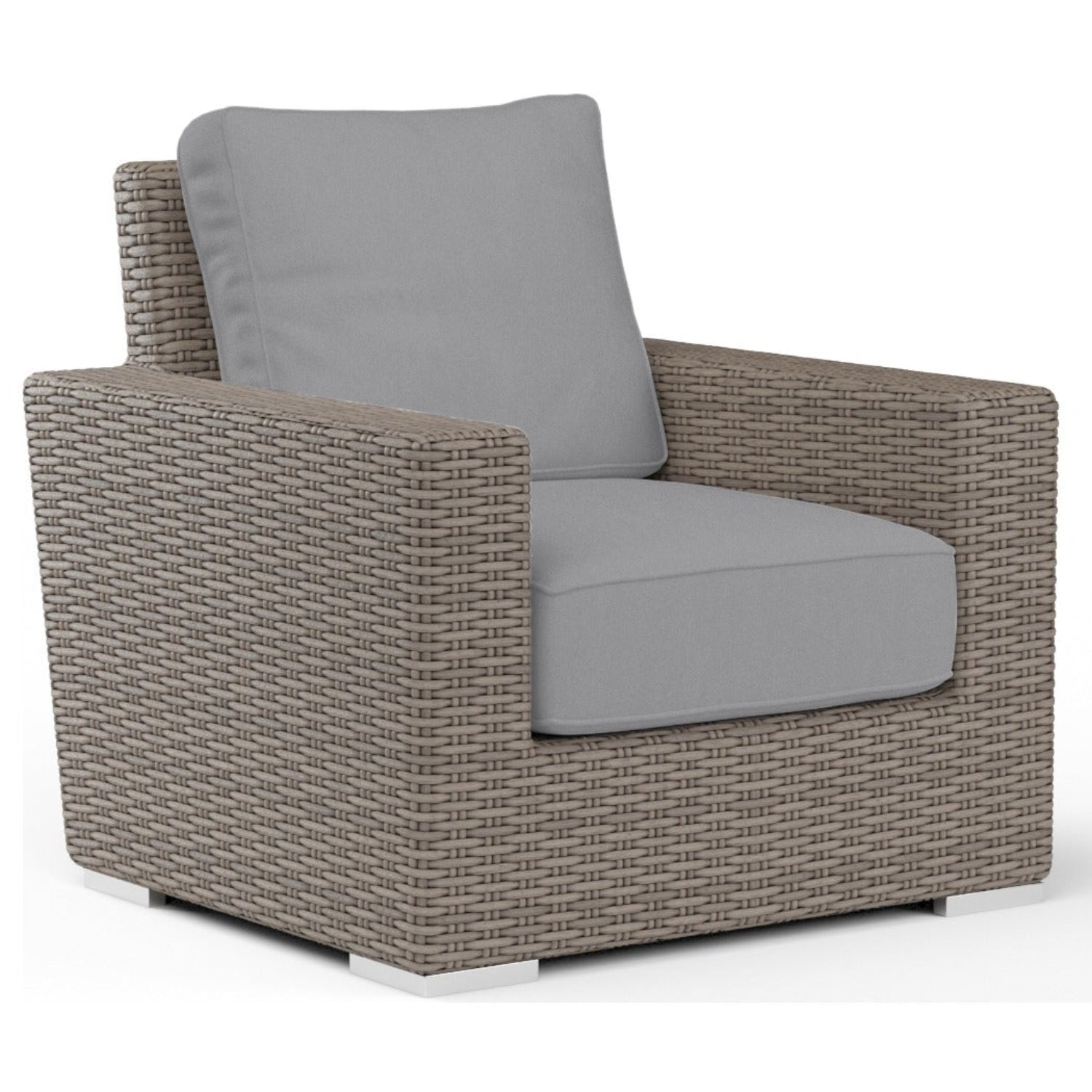 Sunset West Coronado Canvas Granite w/Self Welt Outdoor Club Chair
