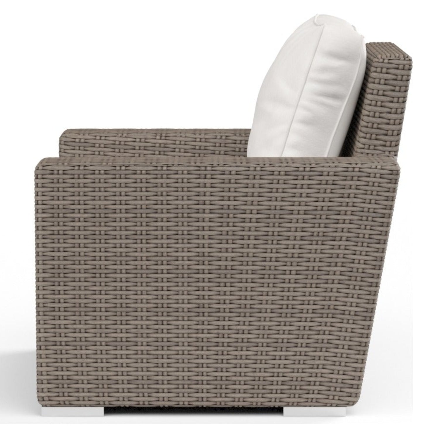 Sunset West Coronado Canvas Flax w/Self Welt Outdoor Club Chair