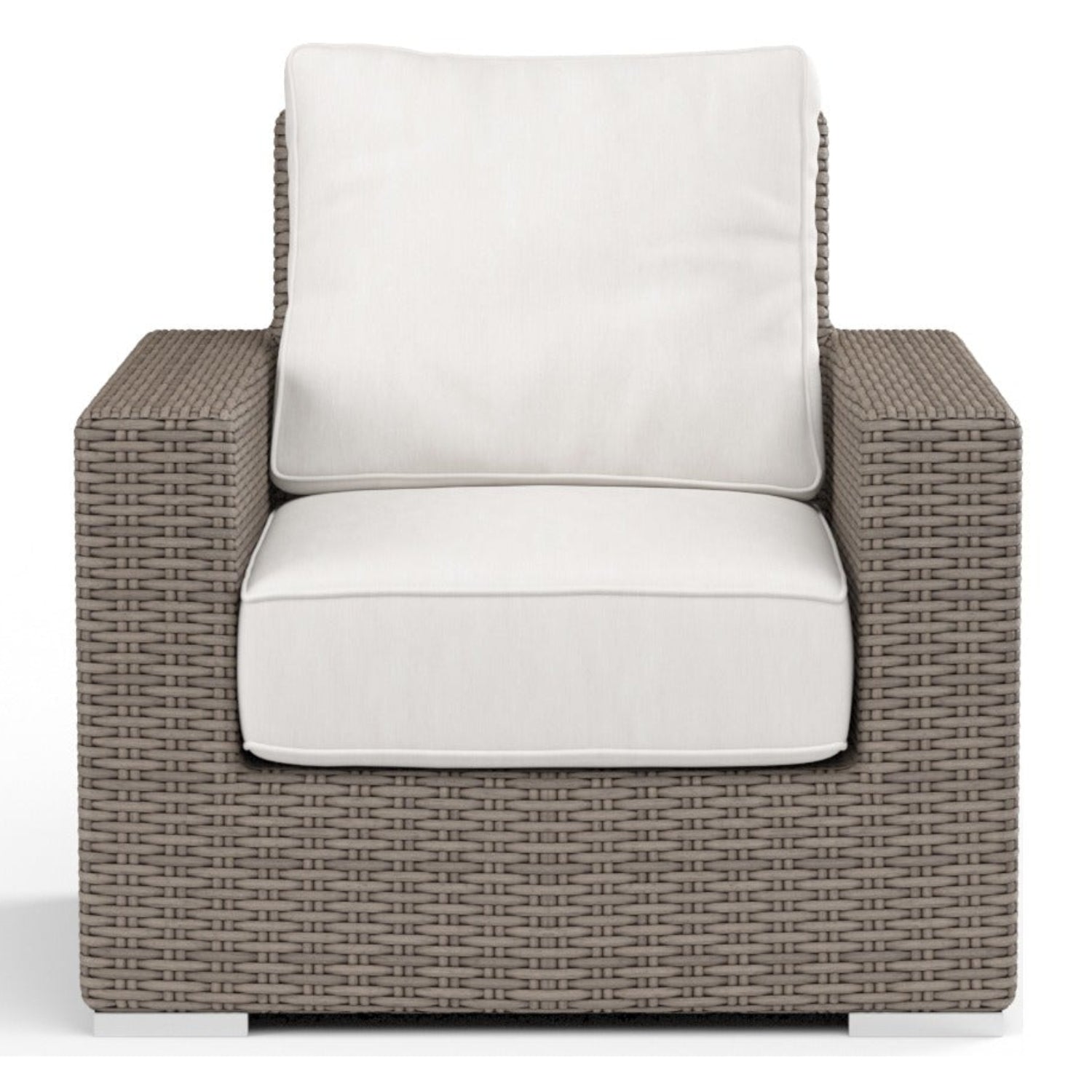 Sunset West Coronado Canvas Flax w/Self Welt Outdoor Club Chair