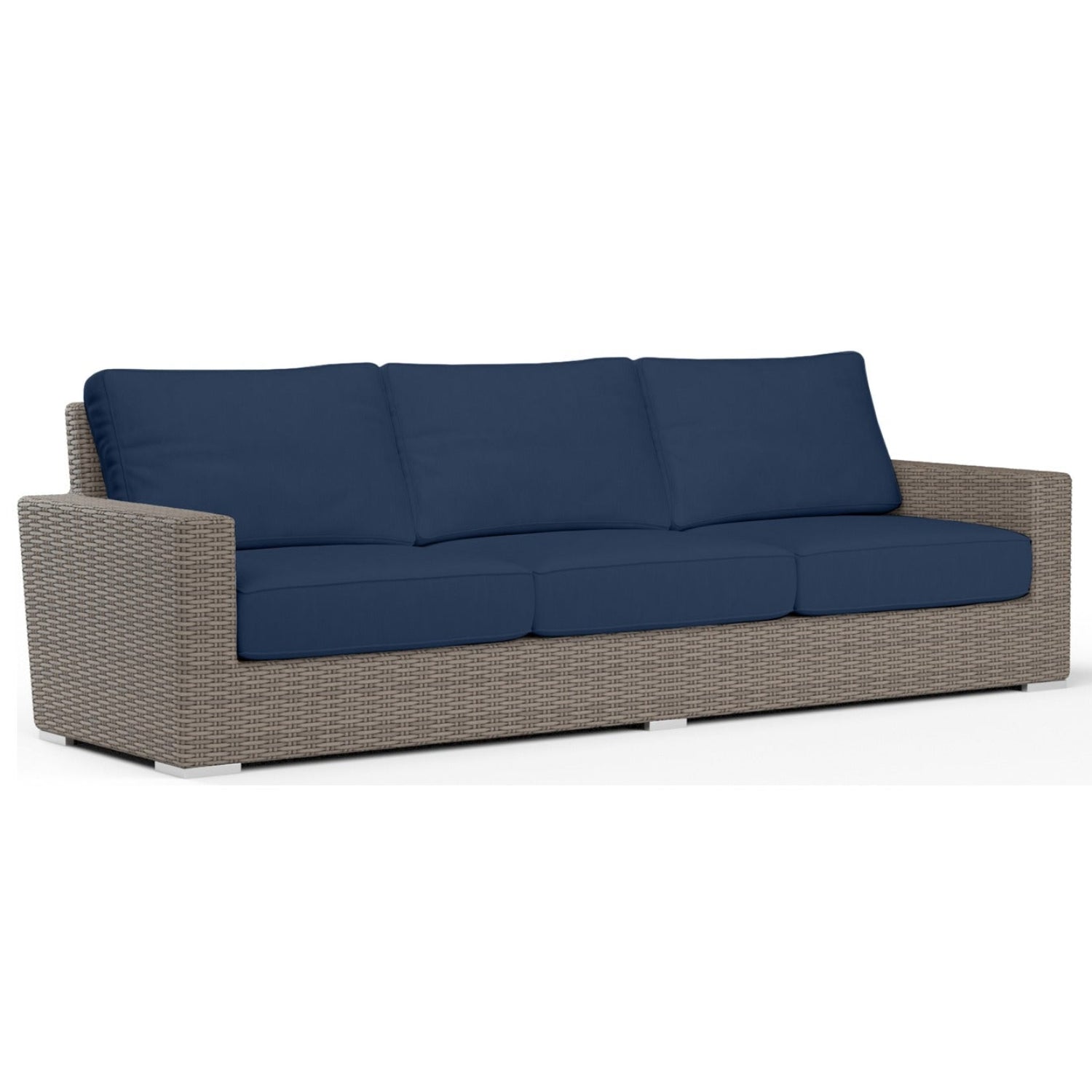 Sunset West Coronado Spectrum Indigo w/Self Welt Outdoor Sofa