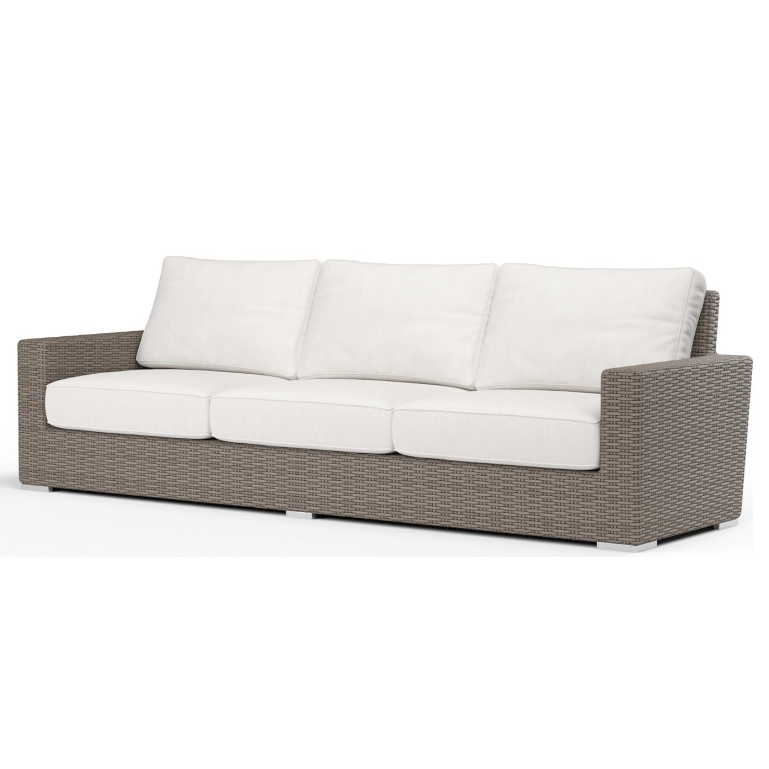 Sunset West Coronado Canvas Flax w/Self Welt Outdoor Sofa