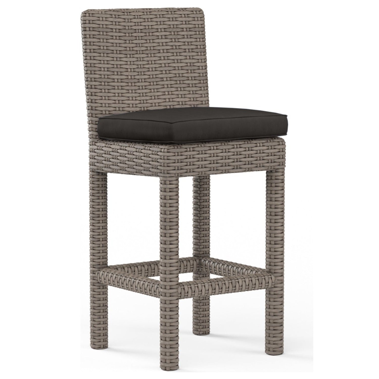 Sunset West Coronado Spectrum Carbon w/Self Welt Outdoor Counter Stool Set of 2