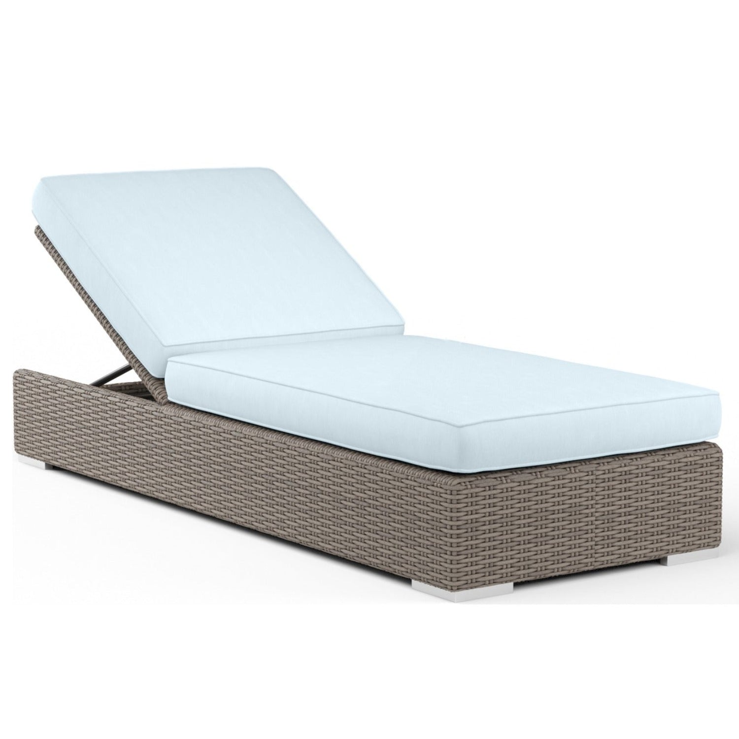 Sunset West Coronado Canvas Skyline w/Self Welt Outdoor Adjustable Chaise