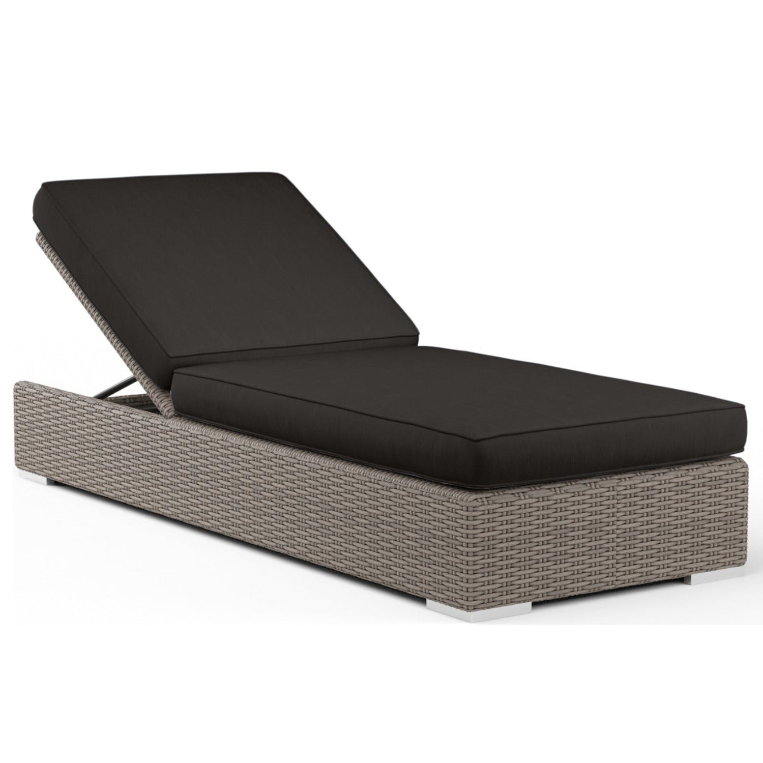 Sunset West Coronado Spectrum Carbon w/Self Welt Outdoor Adjustable Chaise