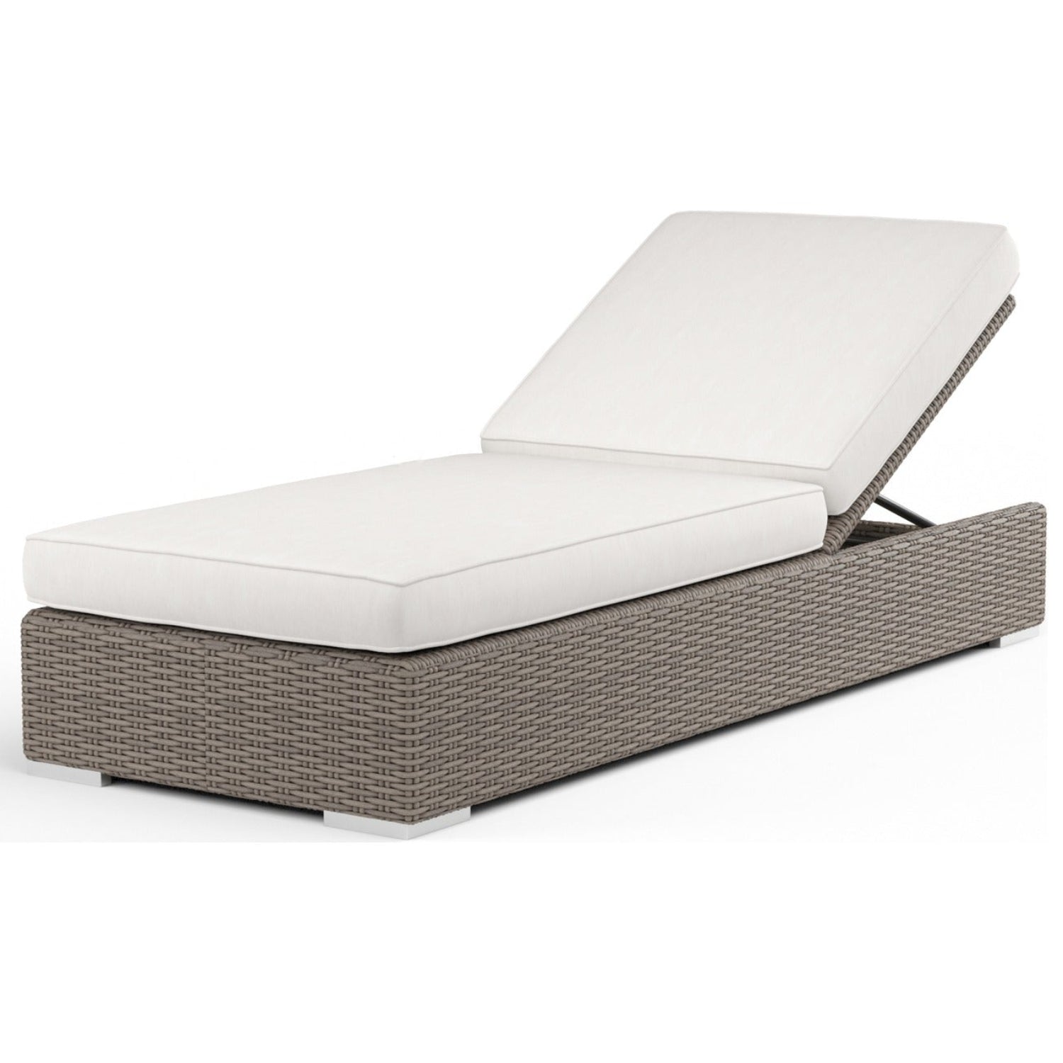 Sunset West Coronado Canvas Flax w/Self Welt Outdoor Adjustable Chaise