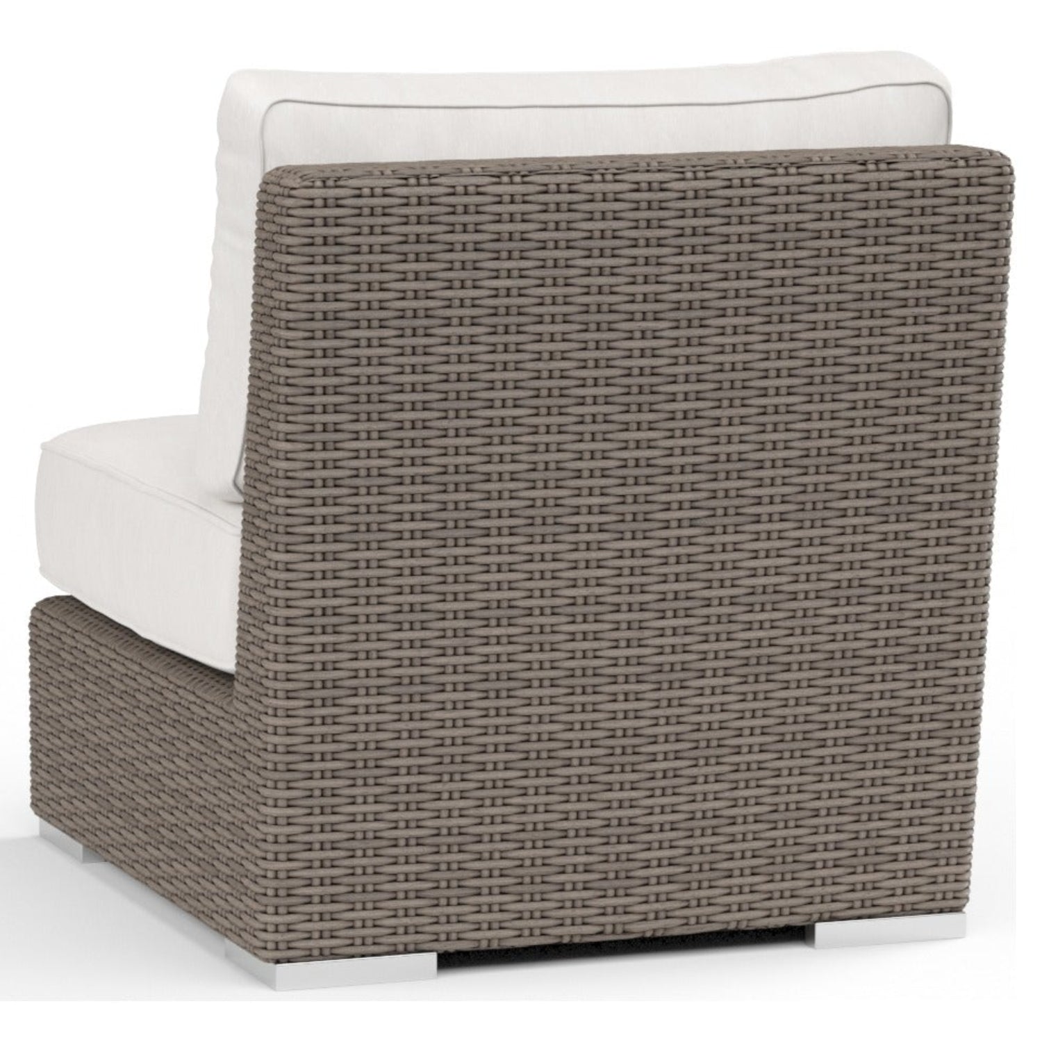 Sunset West Coronado Canvas Flax w/Self Welt Outdoor Armless Club Chair