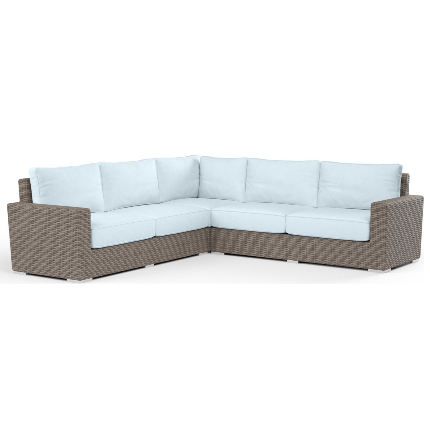 Sunset West Coronado Canvas Skyline w/Self Welt Outdoor Sectional