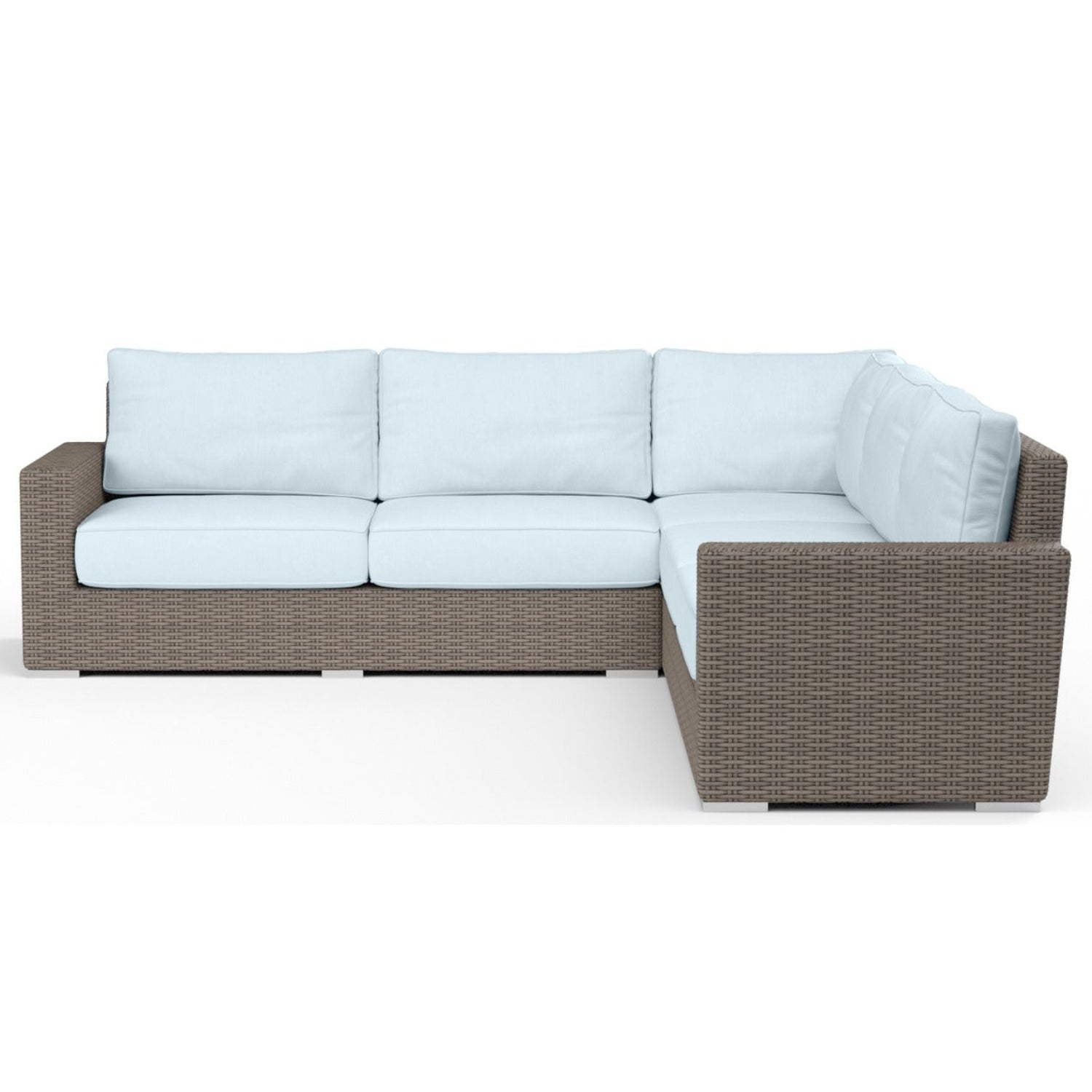 Sunset West Coronado Canvas Skyline w/Self Welt Outdoor Sectional