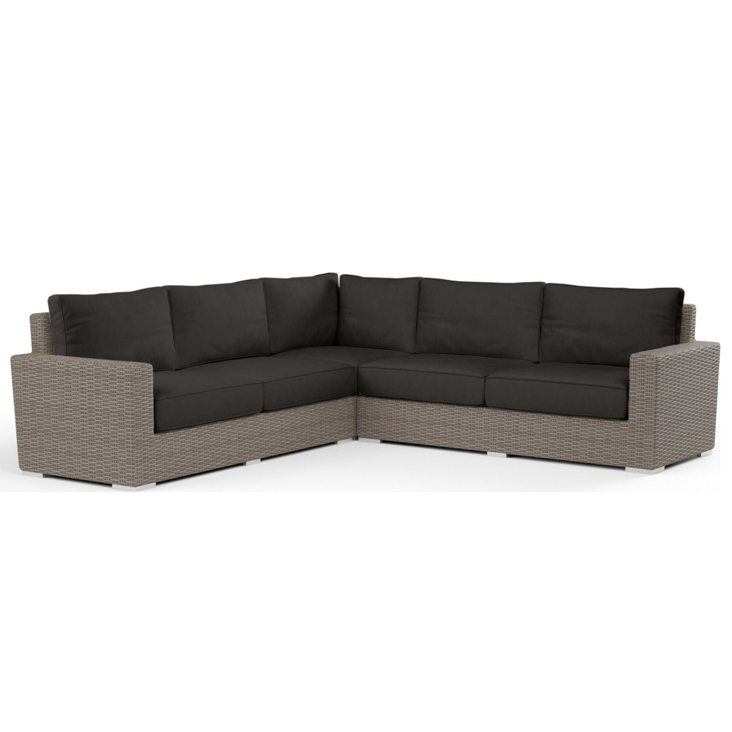 Sunset West Coronado Spectrum Carbon w/Self Welt Outdoor Sectional