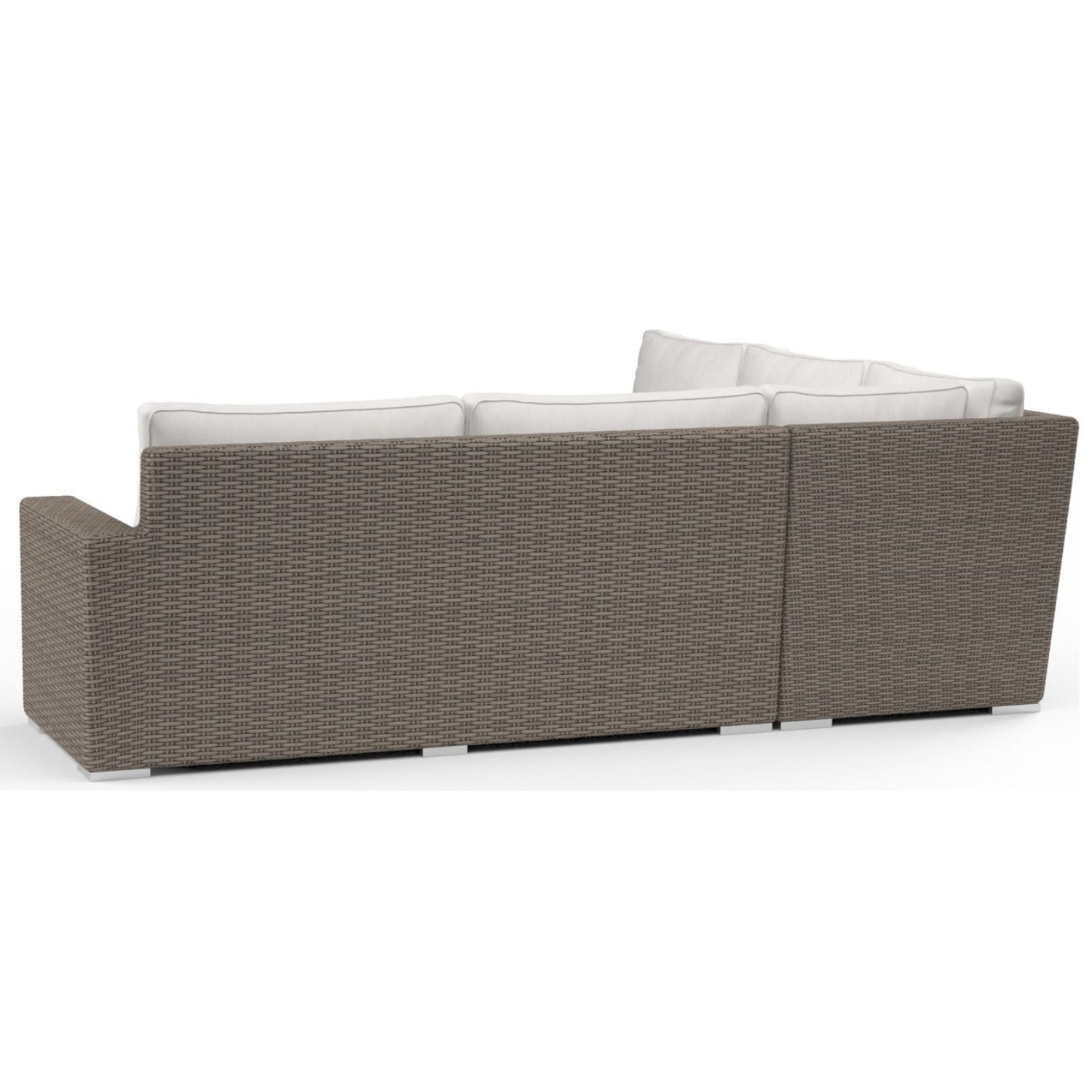 Sunset West Coronado Canvas Flax w/Self Welt Outdoor Sectional