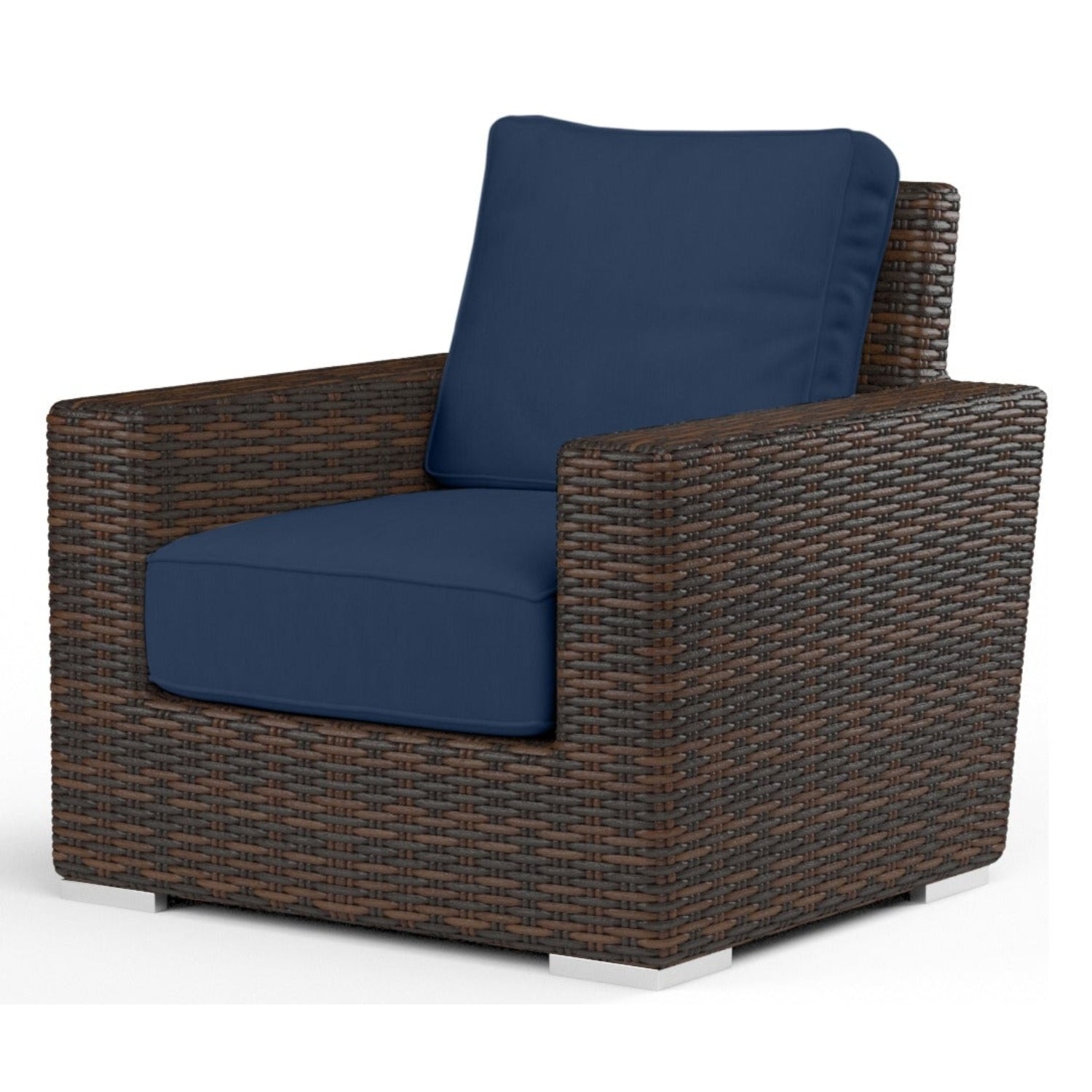 Sunset West Montecito Spectrum Indigo w/Self Welt Outdoor Club Chair