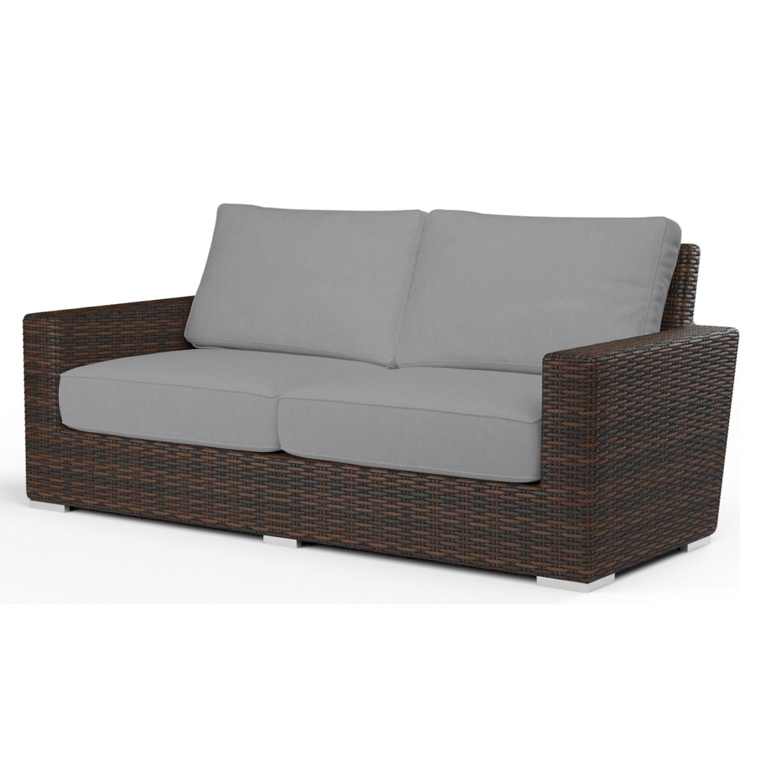 Sunset West Montecito Canvas Granite w/Self Welt Outdoor Loveseat
