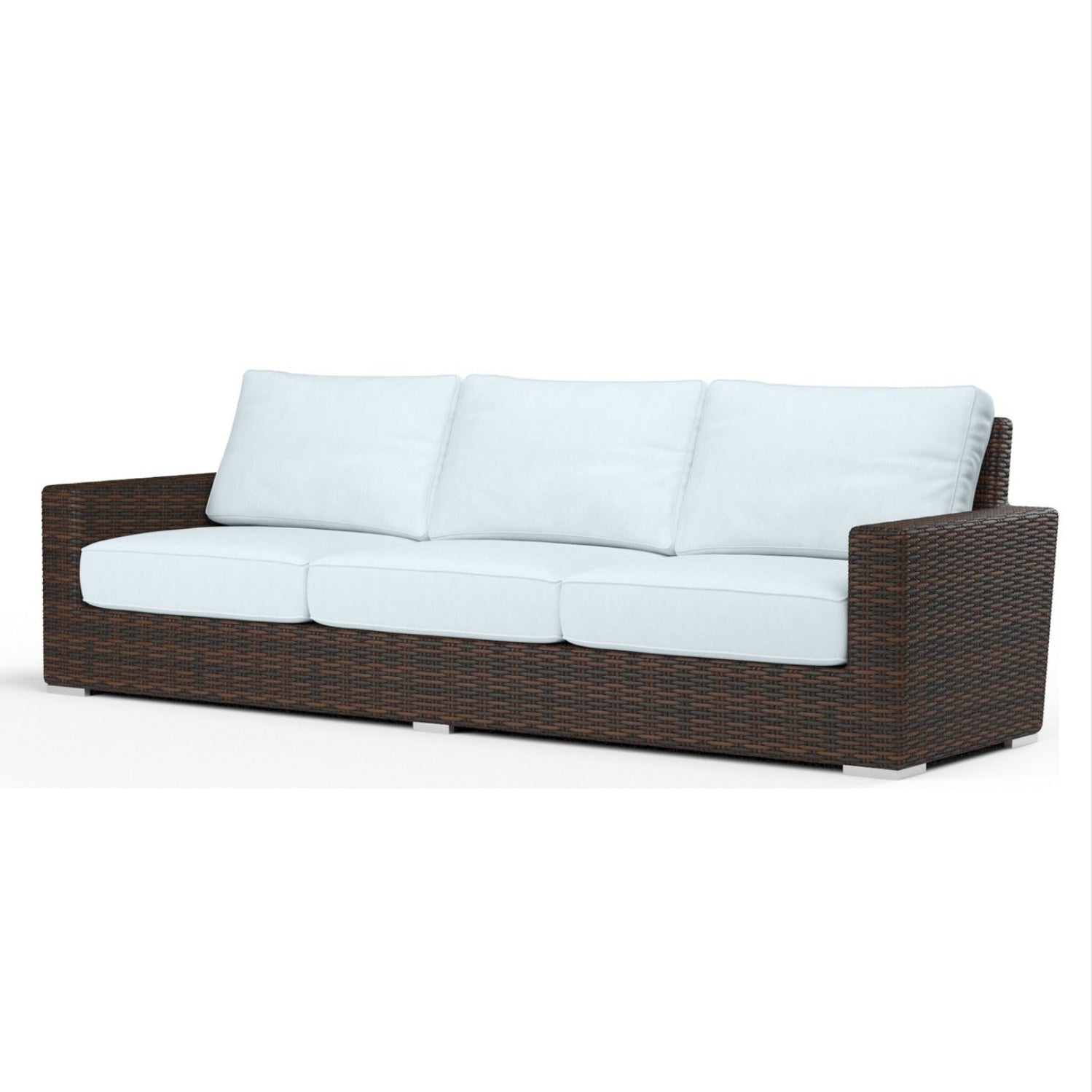 Sunset West Montecito Canvas Skyline w/Self Welt Outdoor Sofa