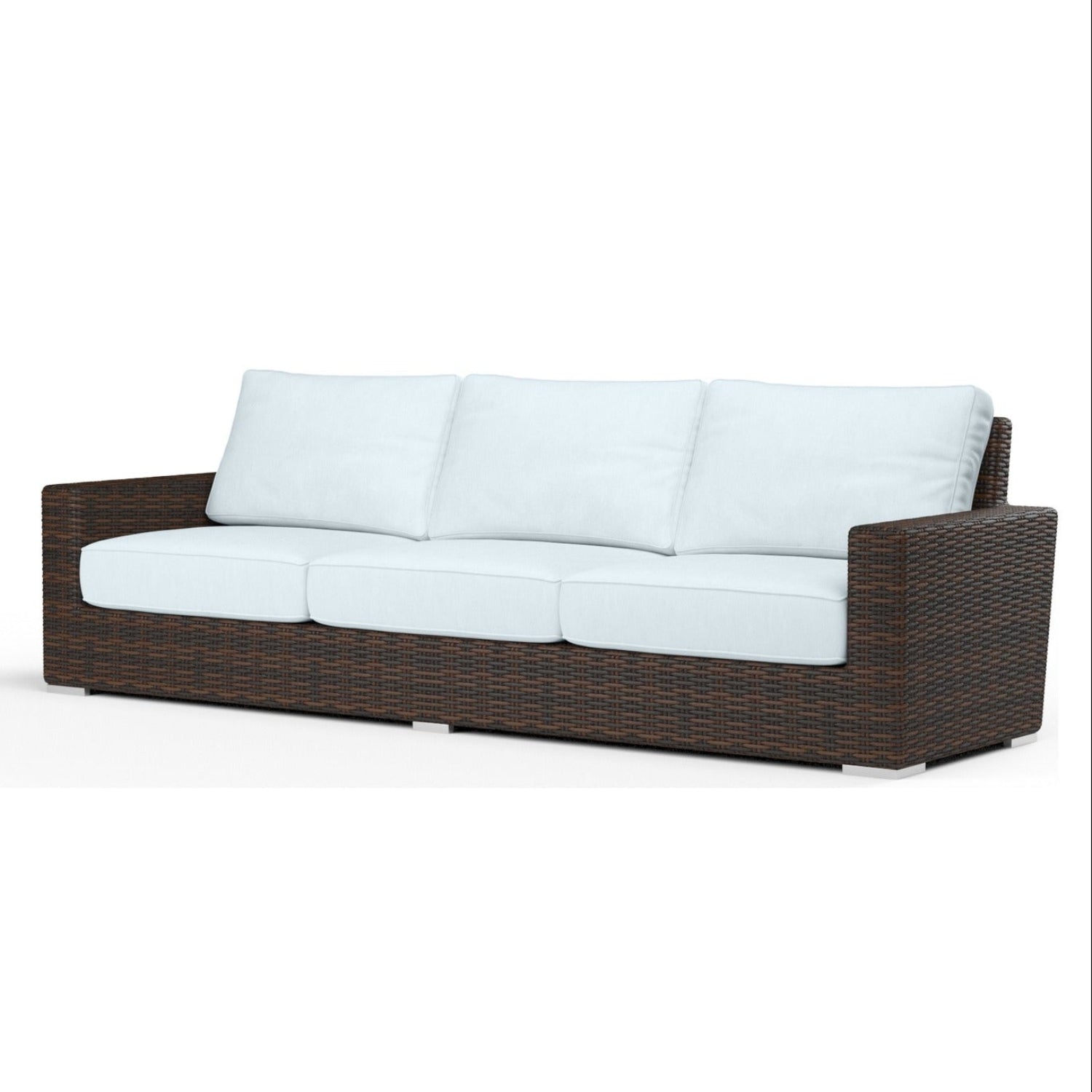 Sunset West Montecito Canvas Skyline w/Self Welt Outdoor Sofa