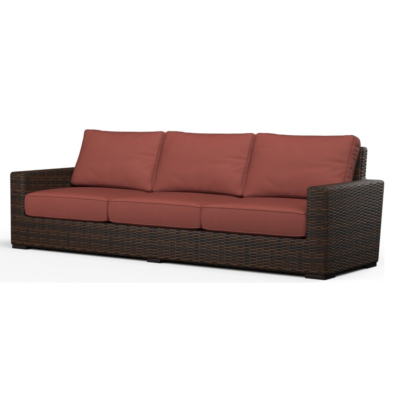 Sunset West Montecito Canvas Henna w/Self Welt Outdoor Sofa