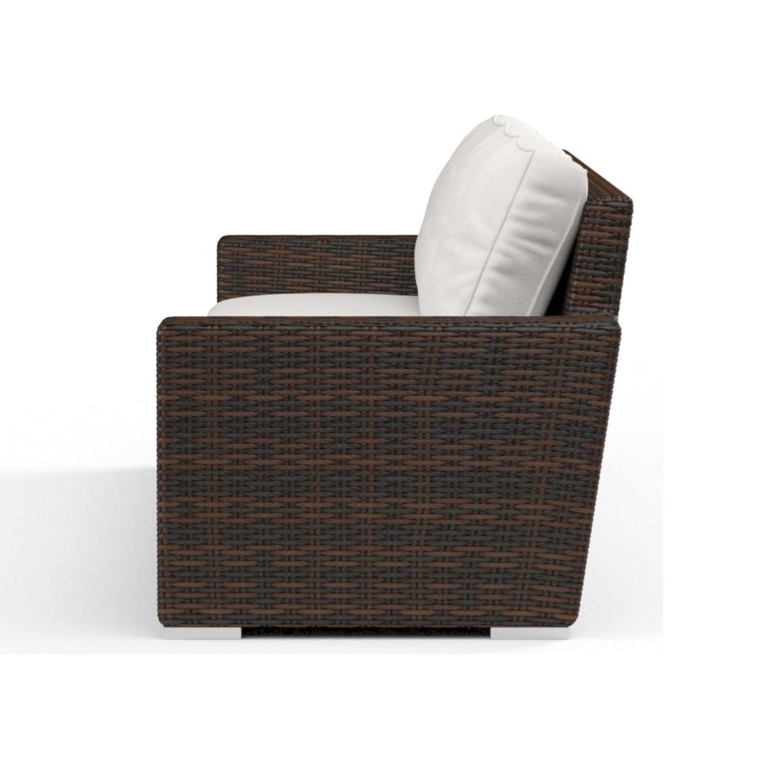 Sunset West Montecito Canvas Flax w/Self Welt Outdoor Sofa