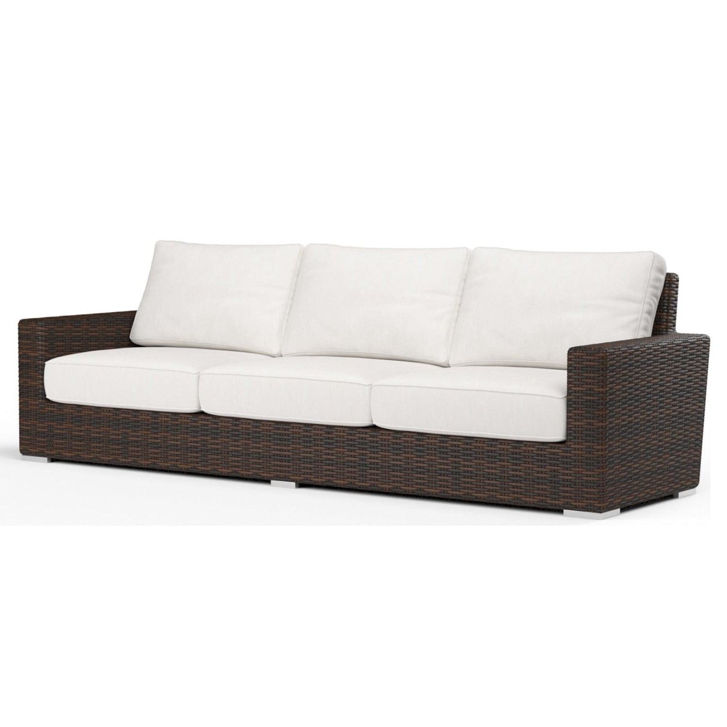 Sunset West Montecito Canvas Flax w/Self Welt Outdoor Sofa
