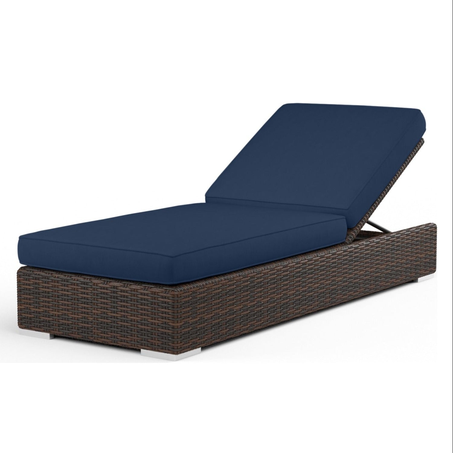 Sunset West Montecito Spectrum Indigo w/Self Welt Outdoor Adjustable Chaise