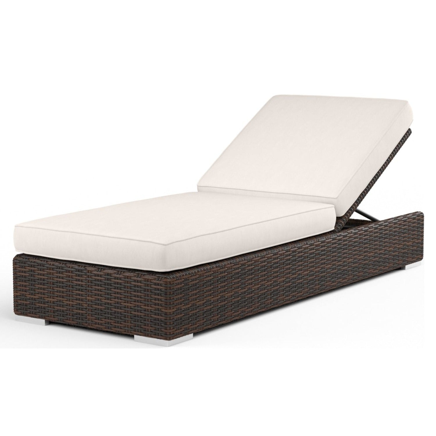 Sunset West Montecito Canvas Natural w/Self Welt Outdoor Adjustable Chaise