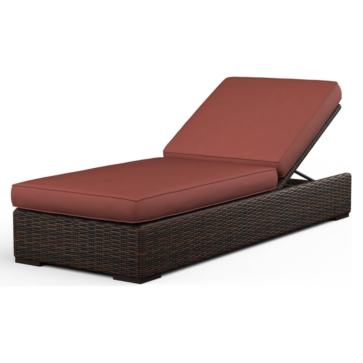 Sunset West Montecito Canvas Henna w/Self Welt Outdoor Adjustable Chaise