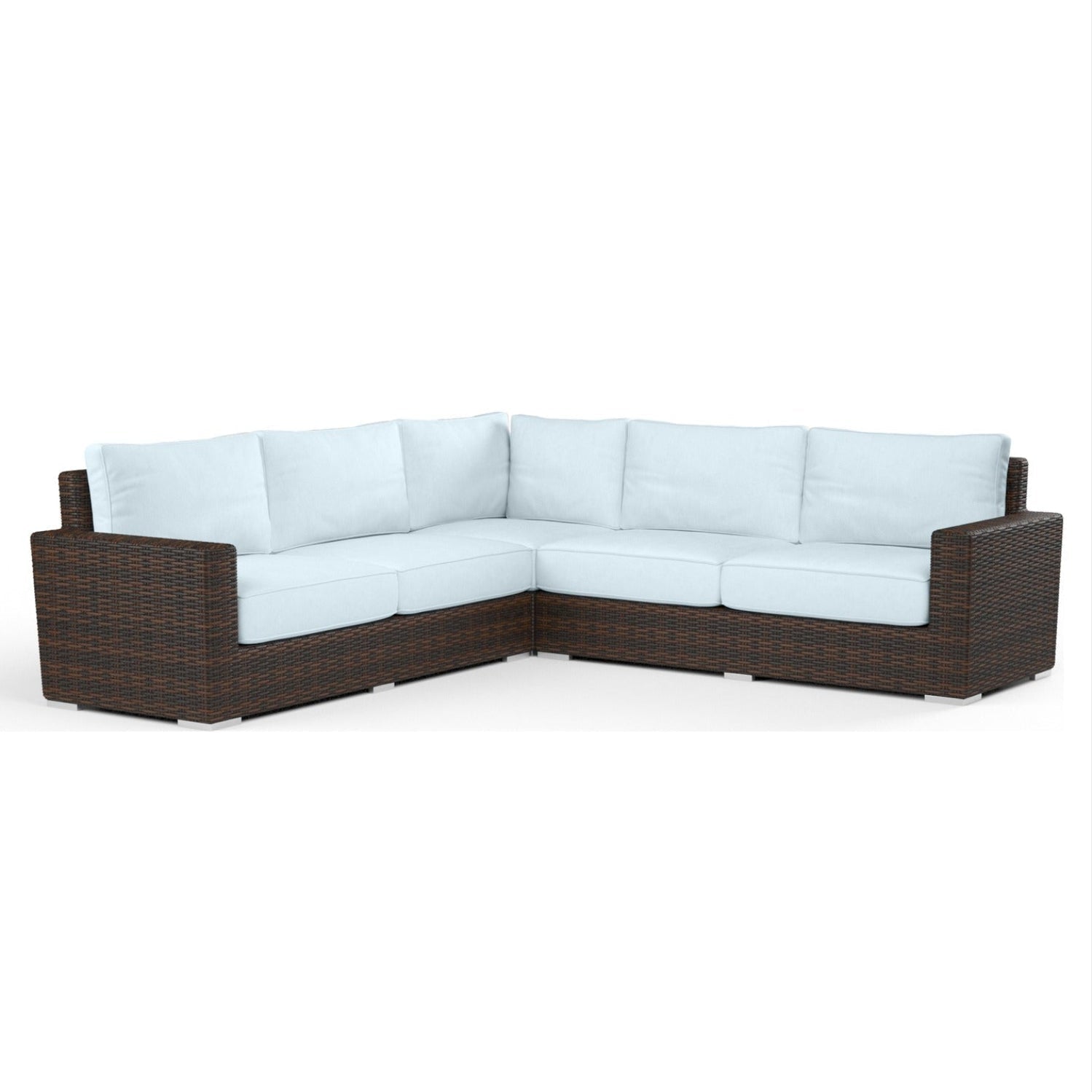 Sunset West Montecito Canvas Skyline w/Self Welt Outdoor Sectional