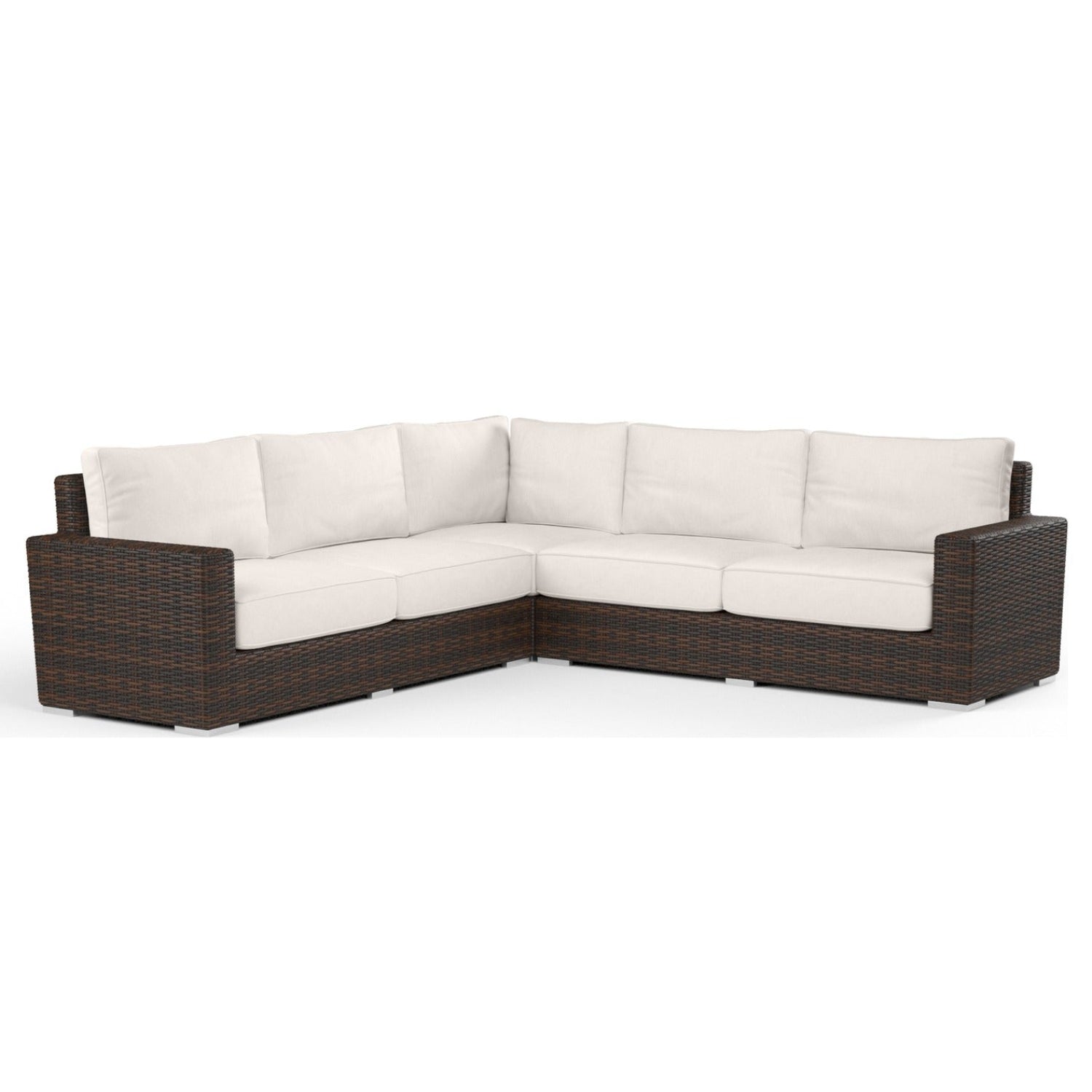 Sunset West Montecito Canvas Natural w/Self Welt Outdoor Sectional