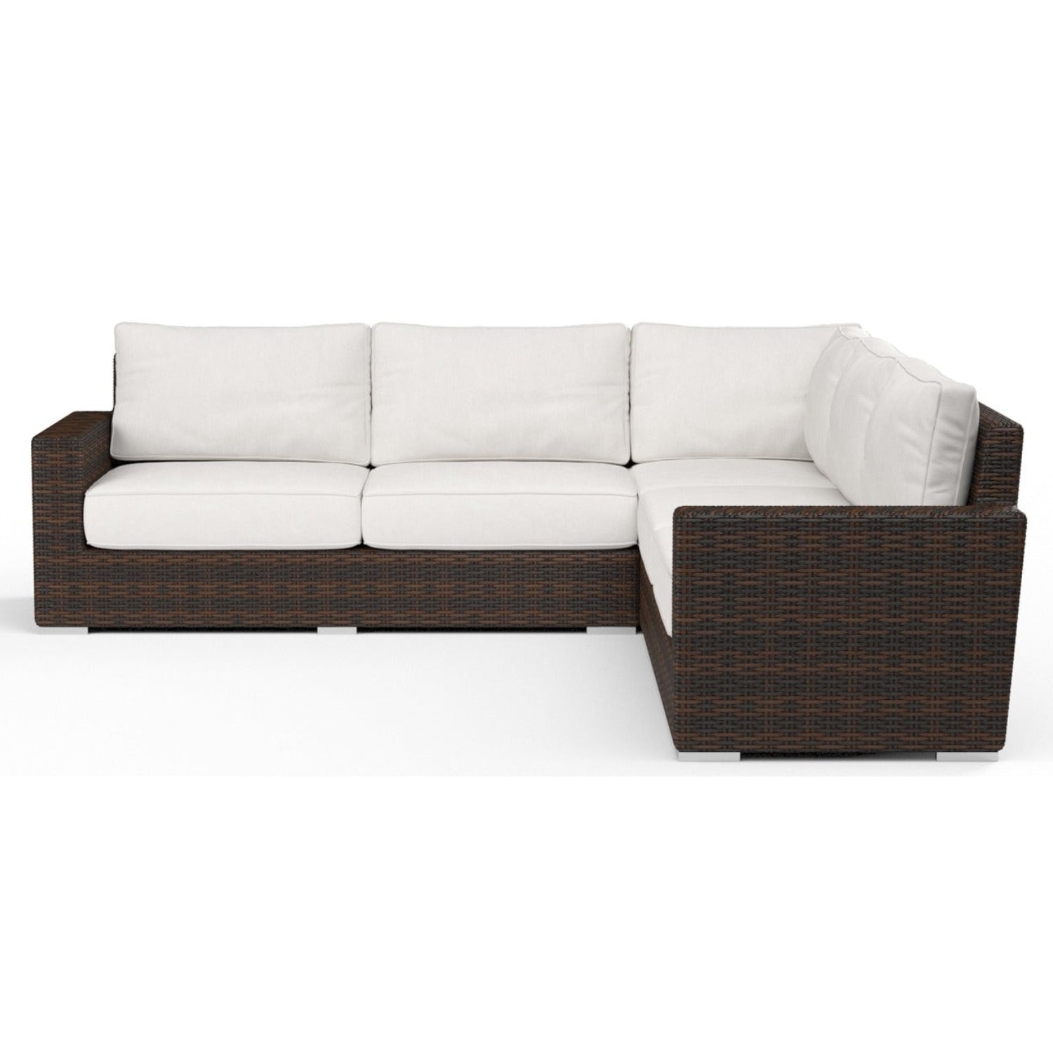 Sunset West Montecito Canvas Flax w/Self Welt Outdoor Sectional