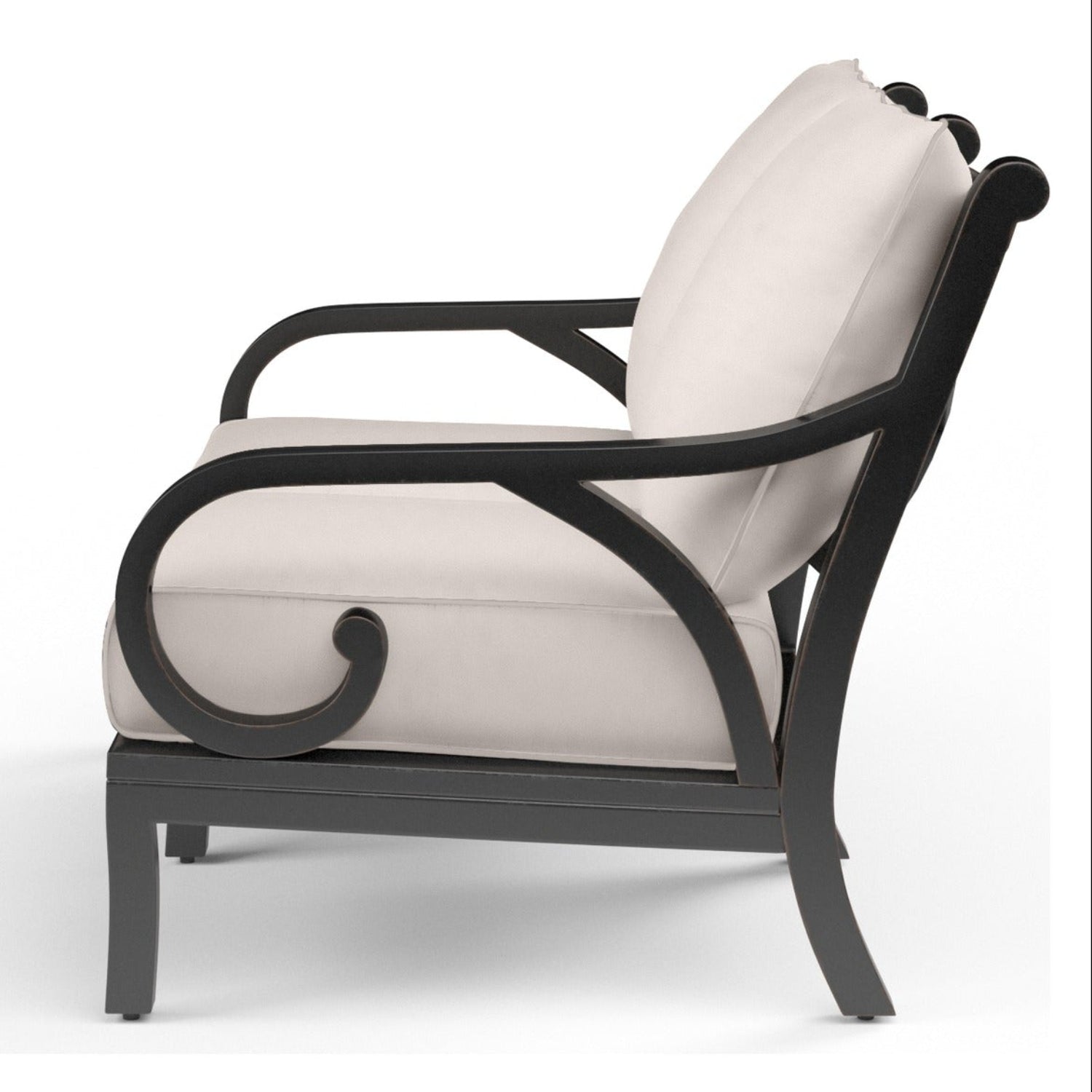 Sunset West Monterey Canvas Natural w/Self Welt Outdoor Loveseat