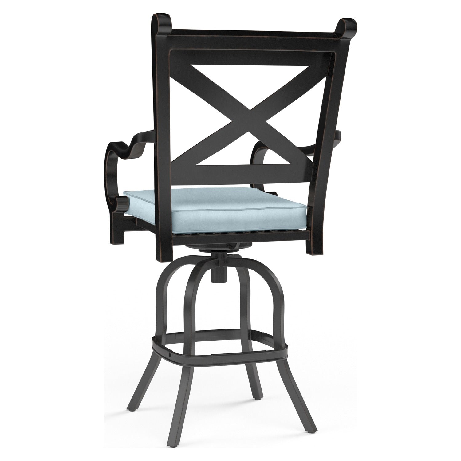 Sunset West Monterey Canvas Skyline w/Self Welt Outdoor Barstool