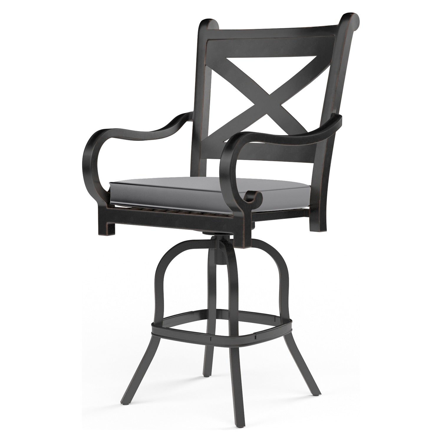 Sunset West Monterey Canvas Granite w/Self Welt Outdoor Counter Stool