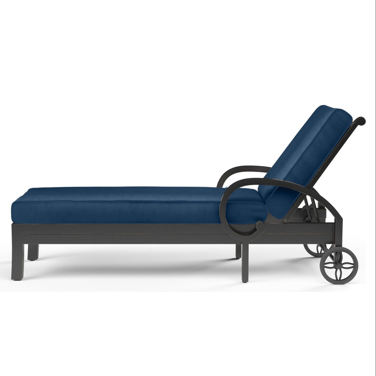 Sunset West Monterey Spectrum Indigo w/Self Welt Outdoor Chaise Lounge
