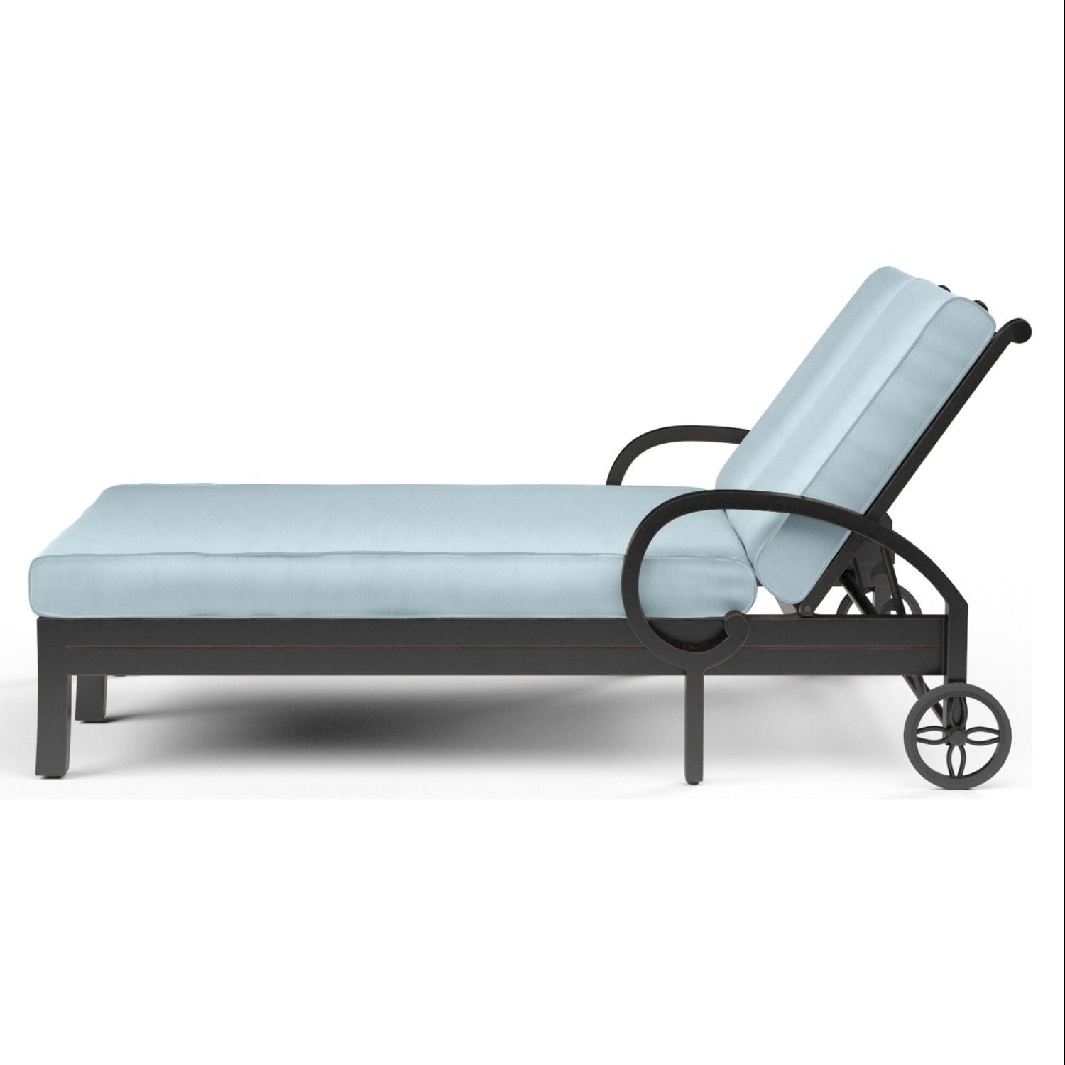 Sunset West Monterey Canvas Skyline w/Self Welt Double Outdoor Chaise