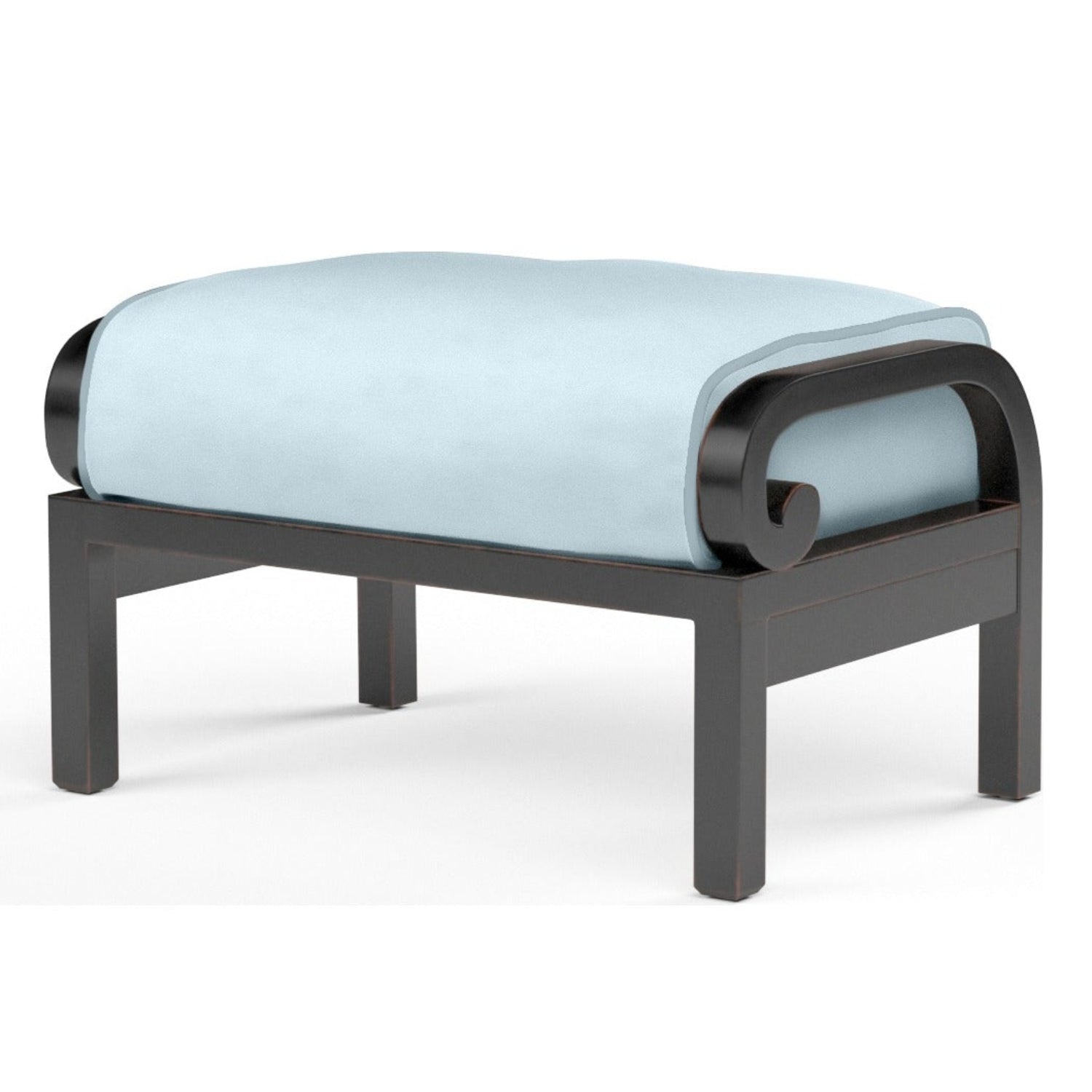 Sunset West Monterey Canvas Skyline w/Self Welt Outdoor Ottoman