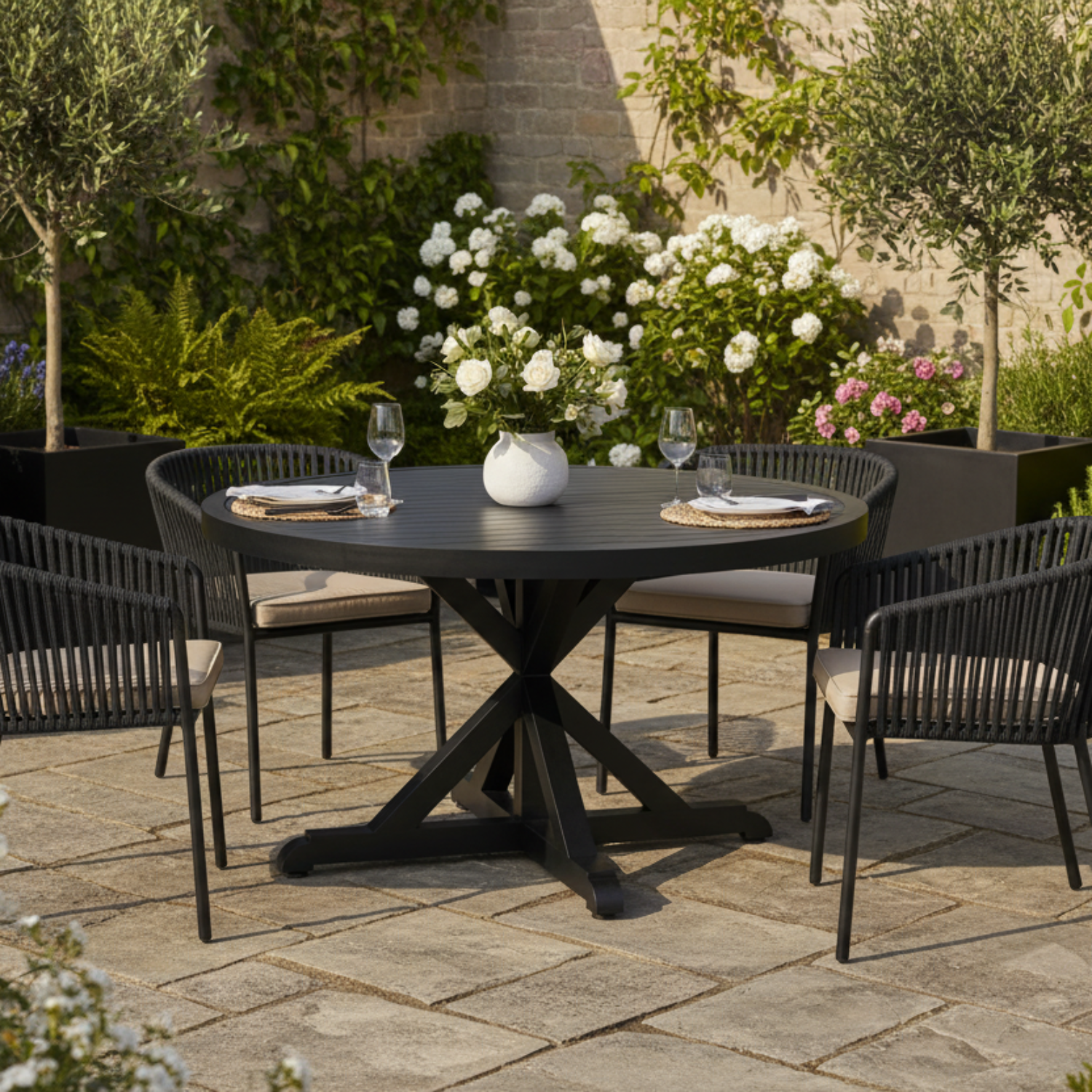 Sunset West Monterey 48in Outdoor Dining Table