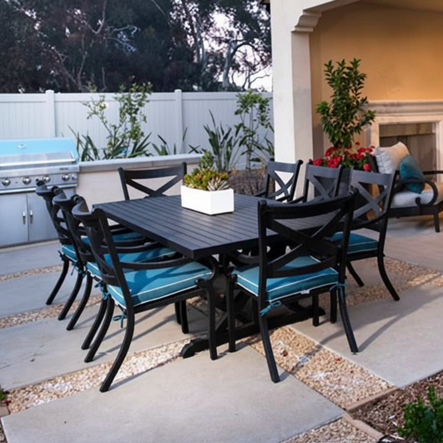 Sunset West Monterey 96in Outdoor Dining Table