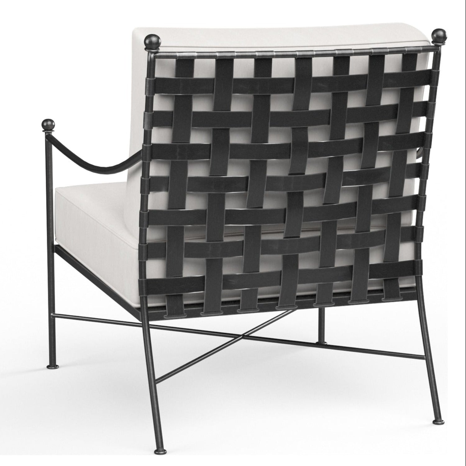 Sunset West Provence Canvas Flax w/Self Welt Outdoor Club Chair