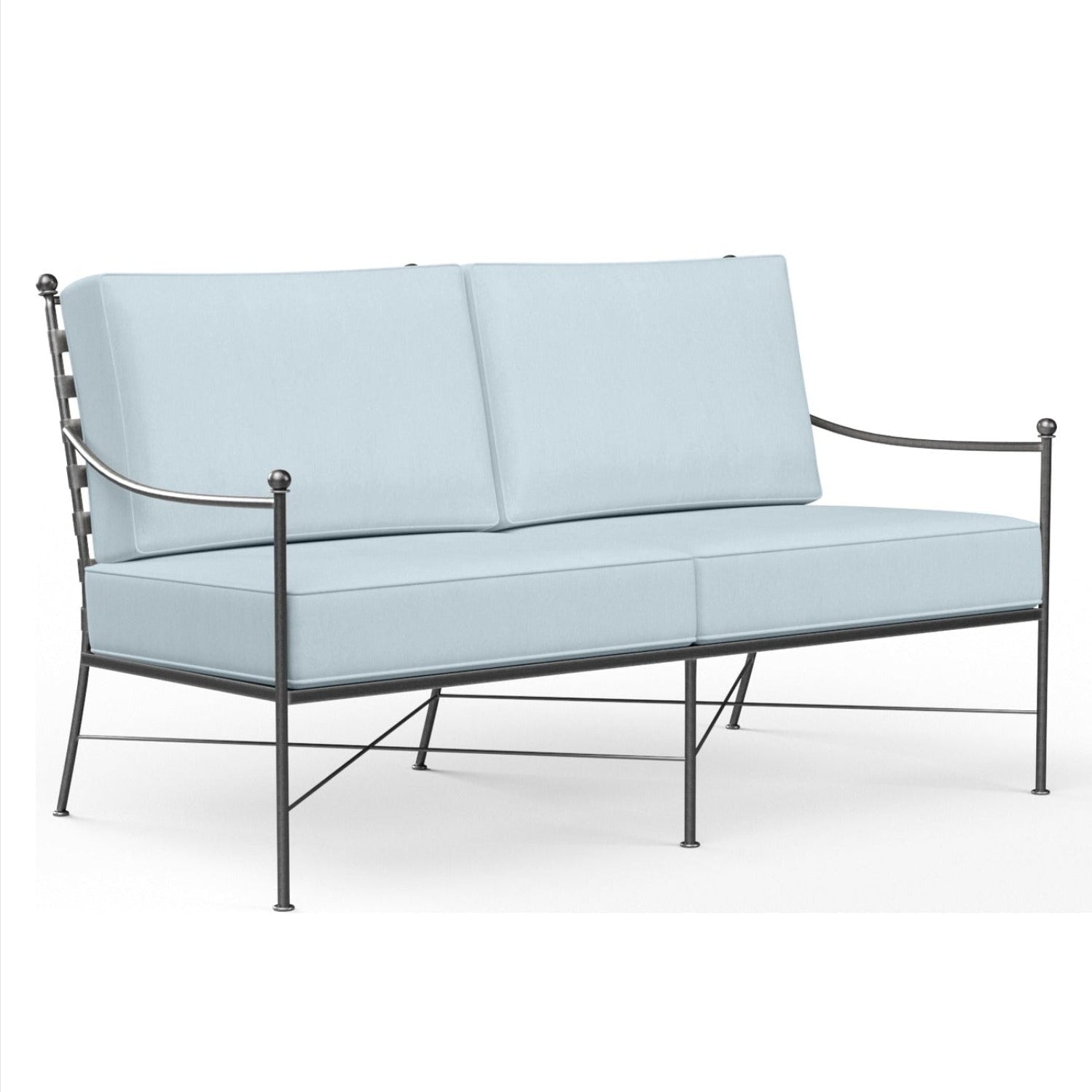 Sunset West Provence Canvas Skyline w/Self Welt Outdoor Loveseat