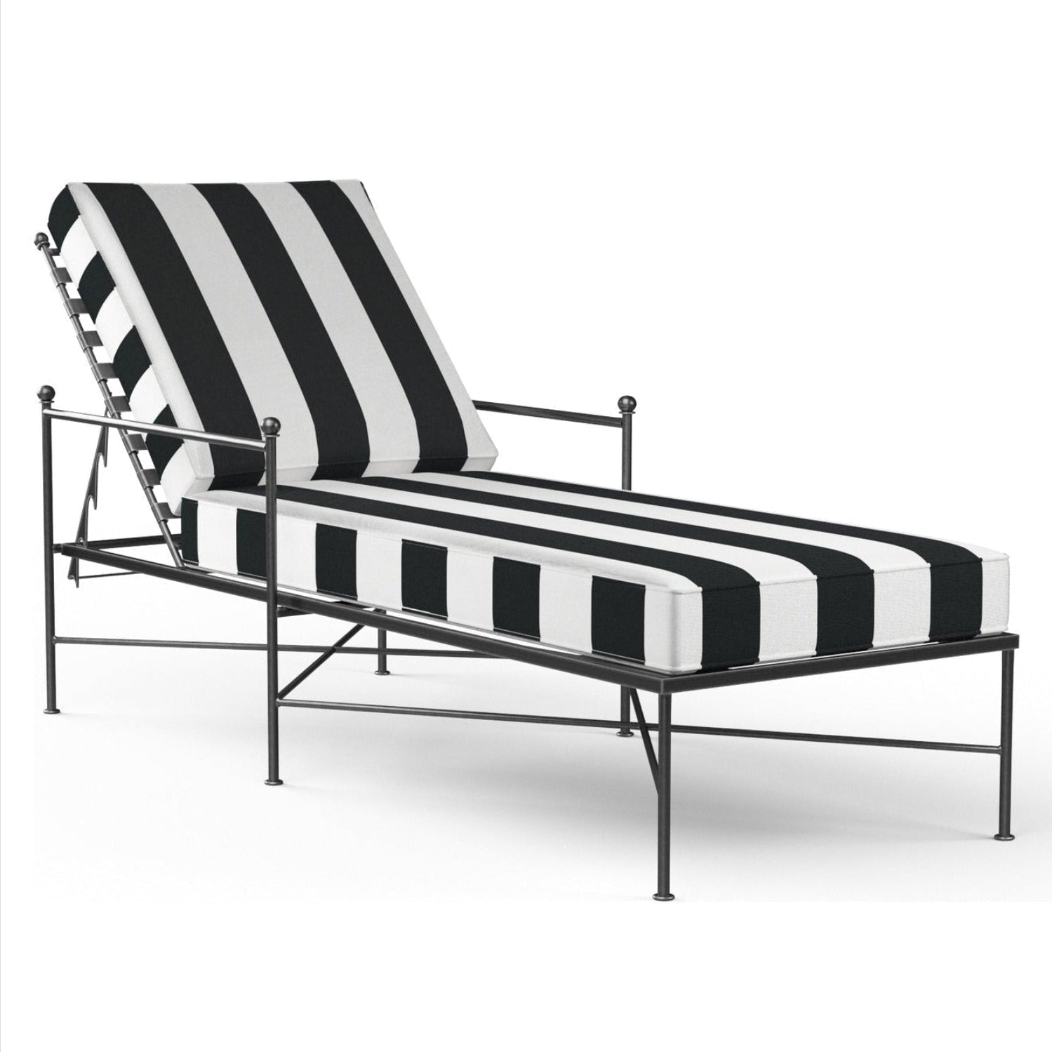 Sunset West Provence Cabana Classic w/Self Welt Outdoor Chaise Lounge
