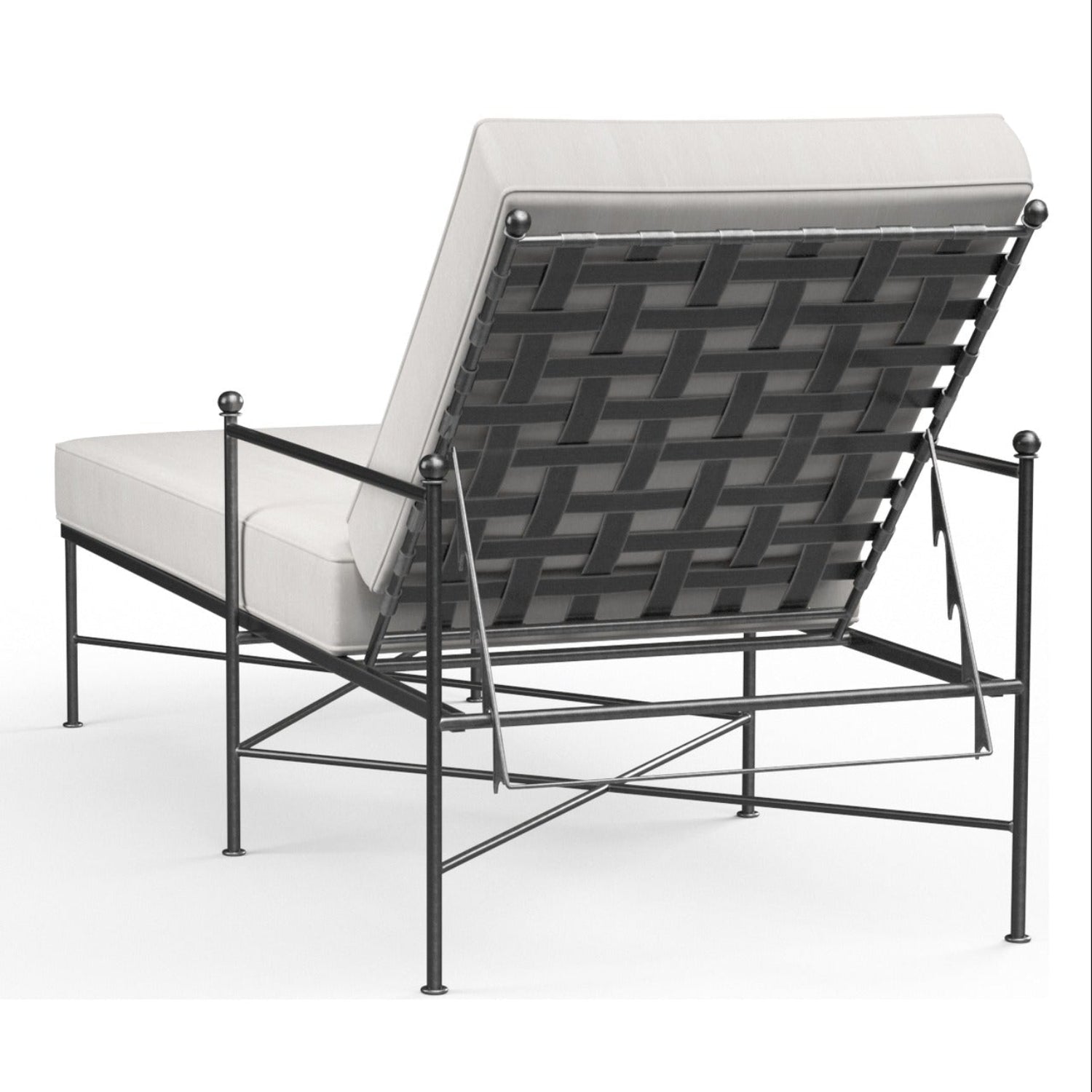 Sunset West Provence Canvas Flax w/Self Welt Outdoor Chaise Lounge