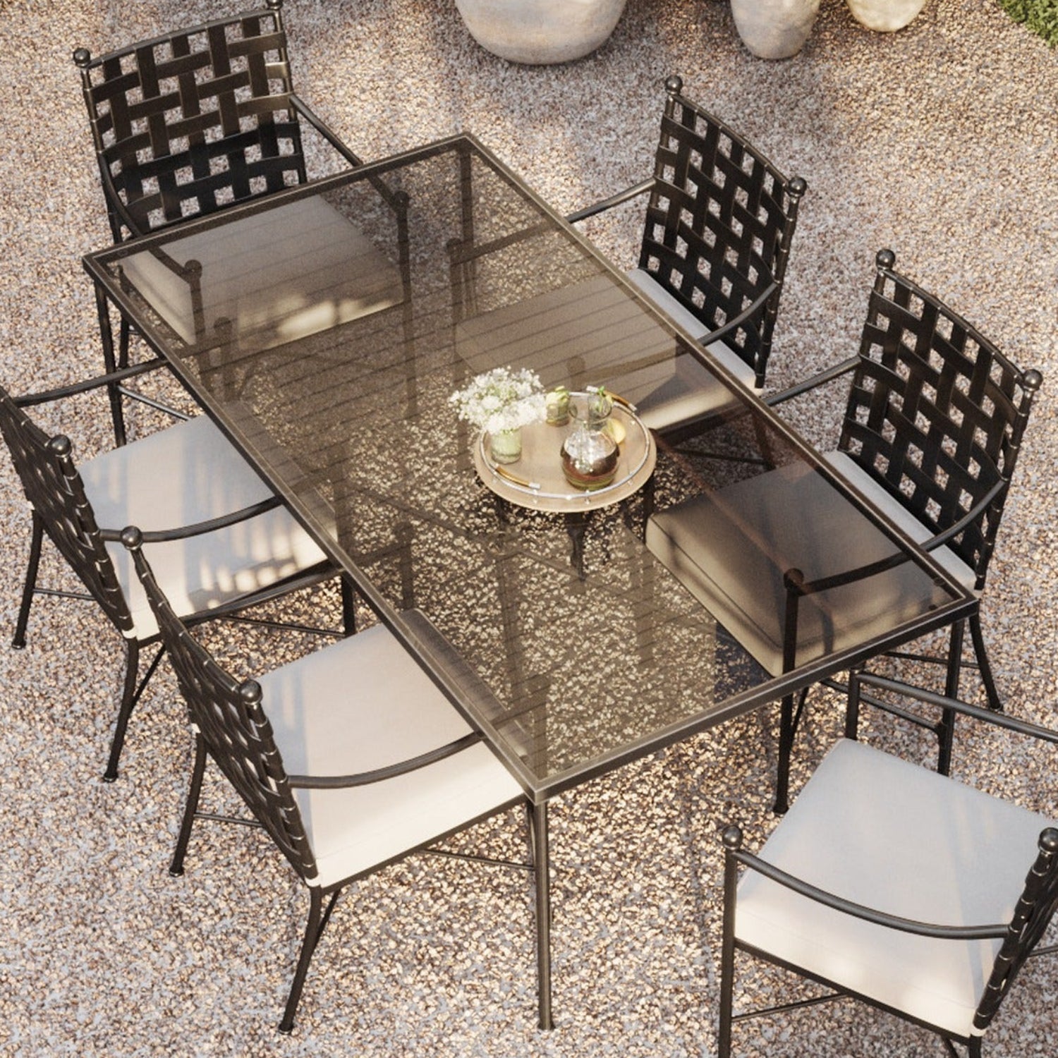 Sunset West Provence 84in Outdoor Dining Table