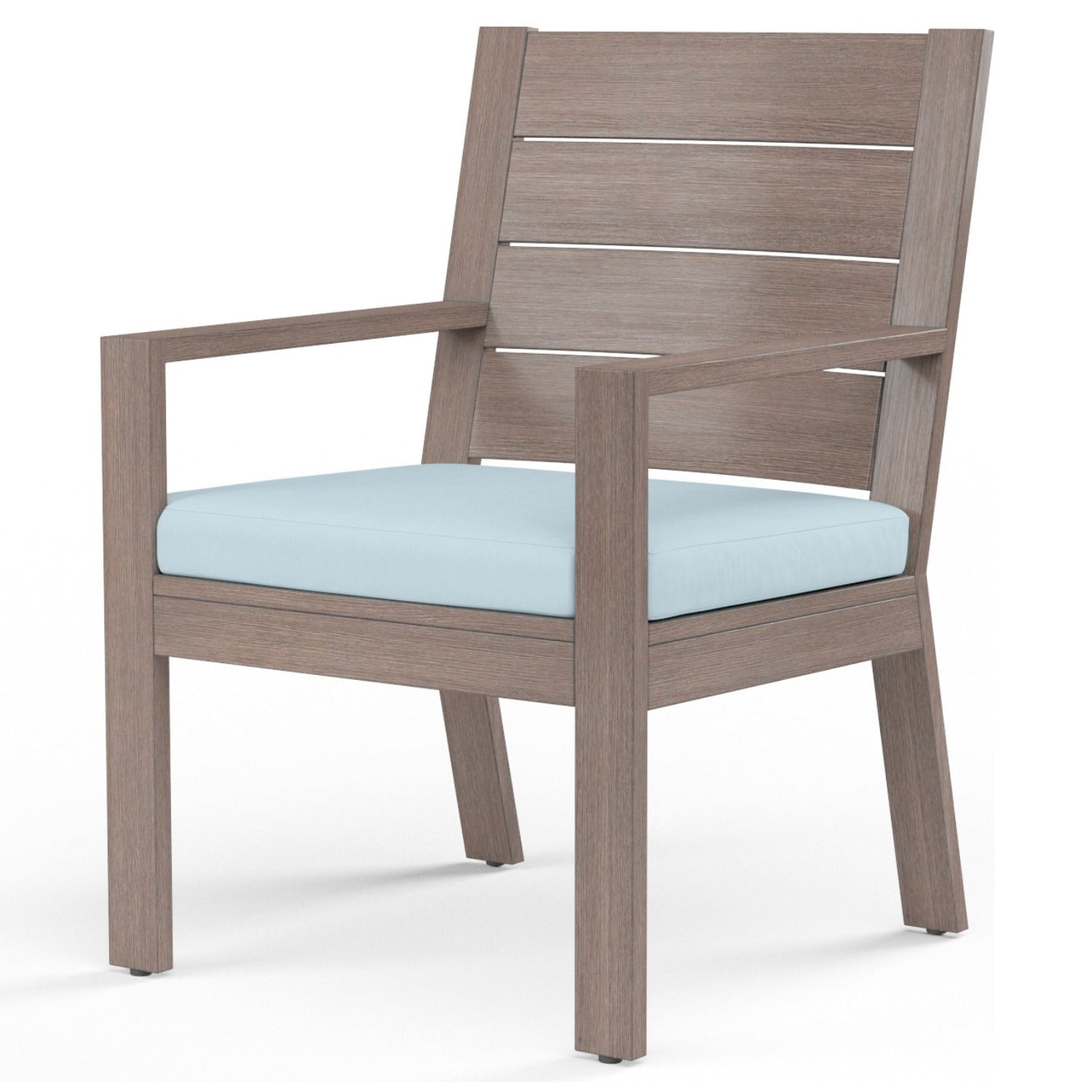 Sunset West Laguna Canvas Skyline Outdoor Dining Chair Set of 2