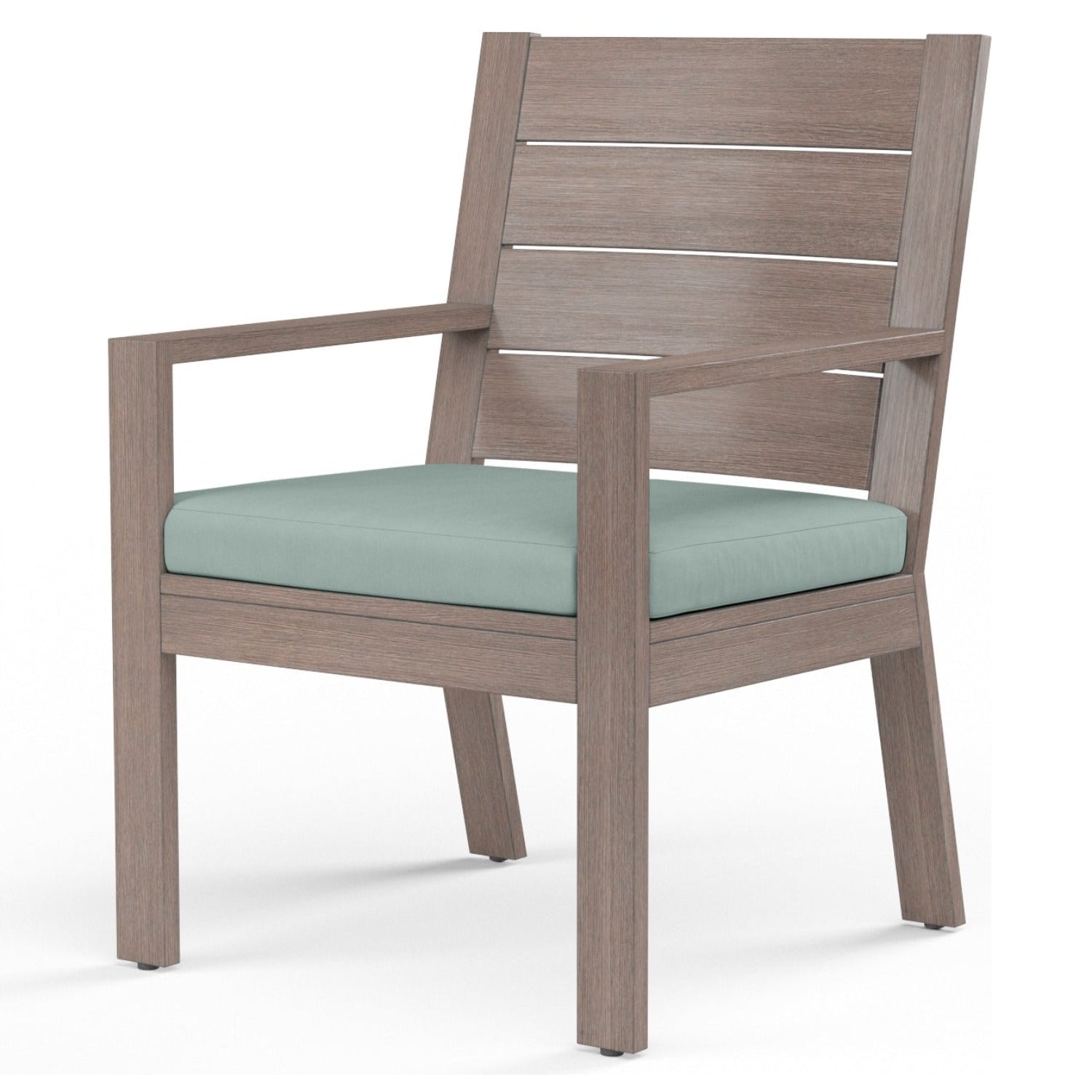 Sunset West Laguna Cast Mist Outdoor Dining Chair Set of 2