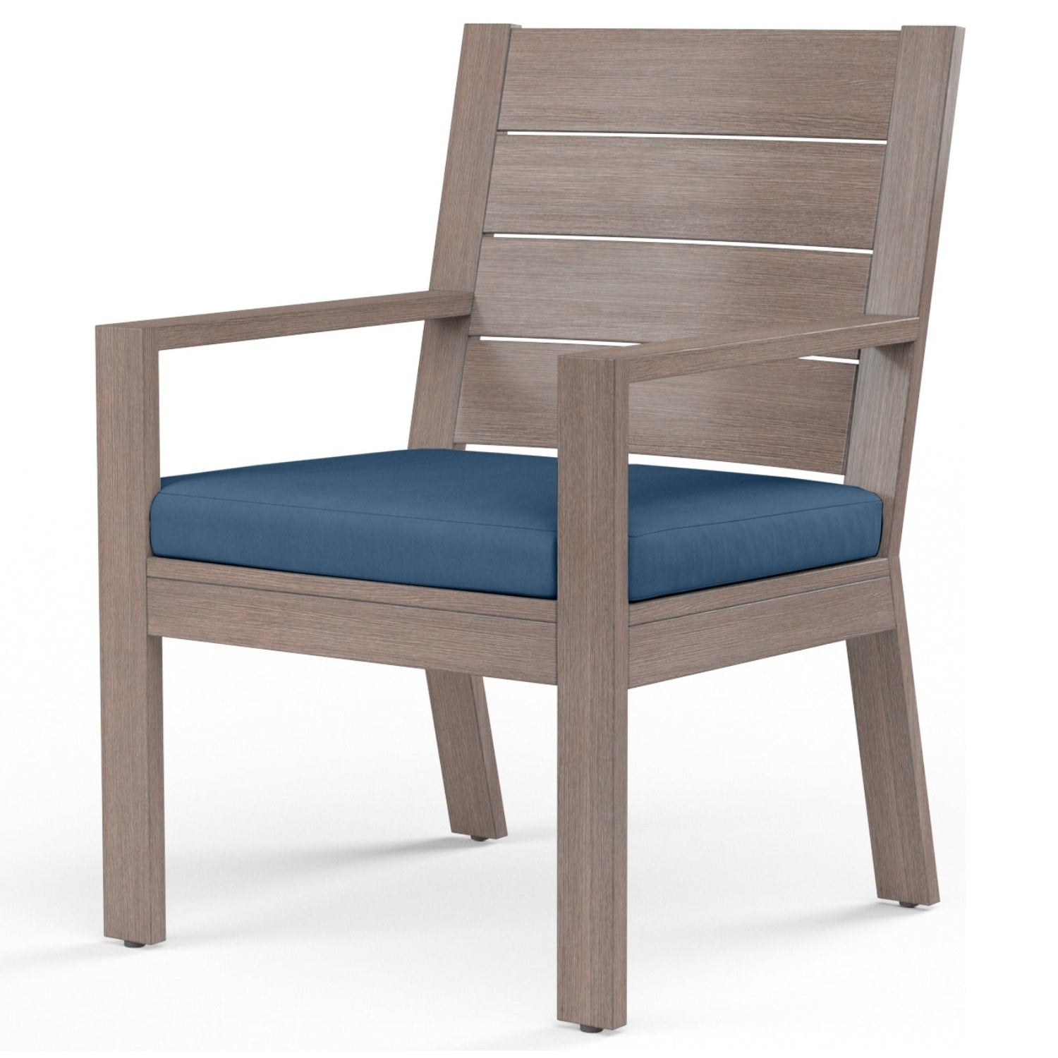 Sunset West Laguna Spectrum Indigo Outdoor Dining Chair Set of 2