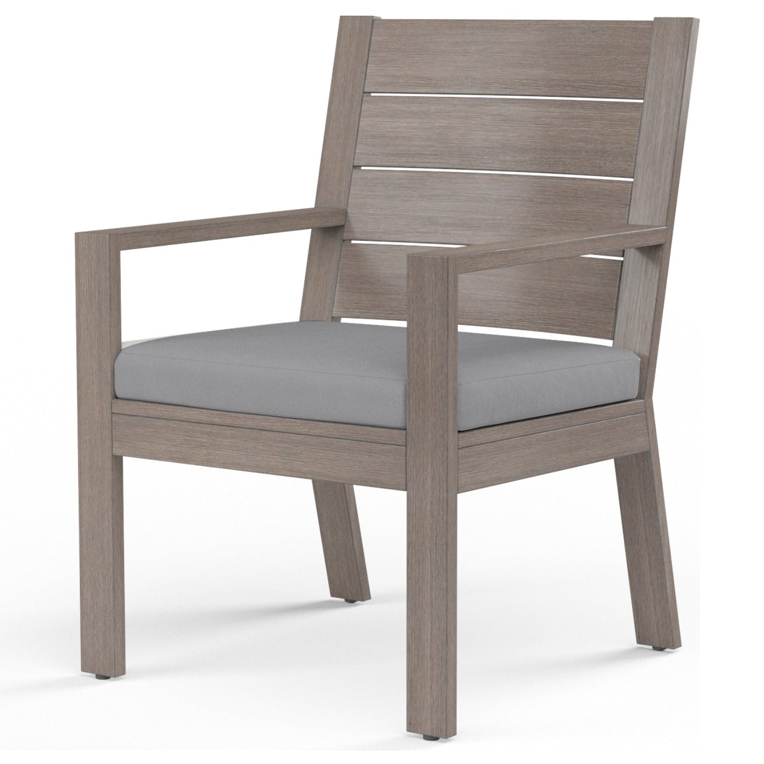 Sunset West Laguna Canvas Granite Outdoor Dining Chair Set of 2