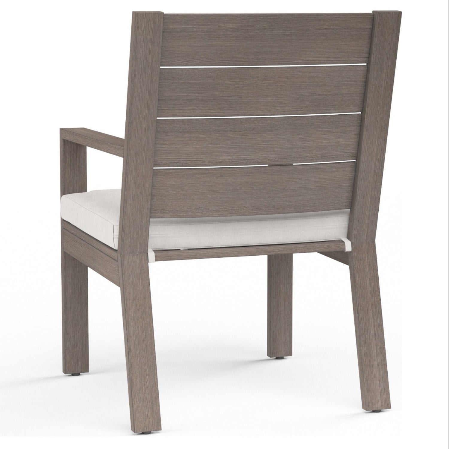 Sunset West Laguna Canvas Flax Outdoor Dining Chair Set of 2